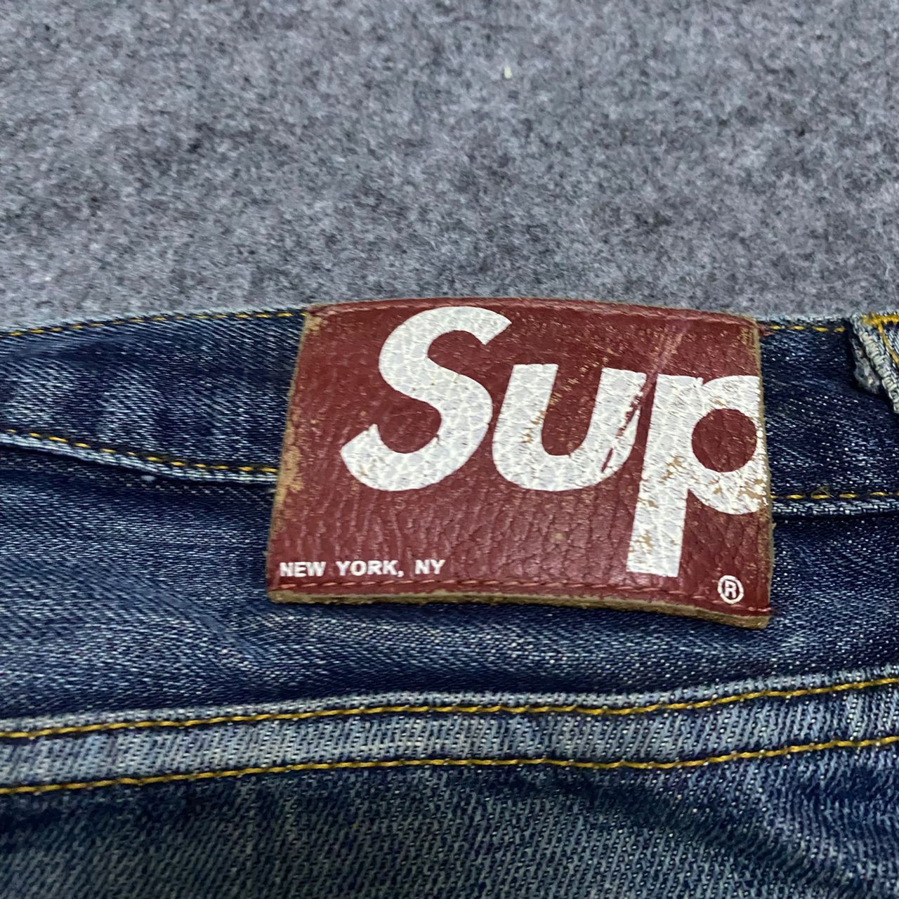 Supreme 💥Best Offer💥Vintage Supreme Selvegde Distressed Denim Size US 32 / EU 48 - 16 Thumbnail