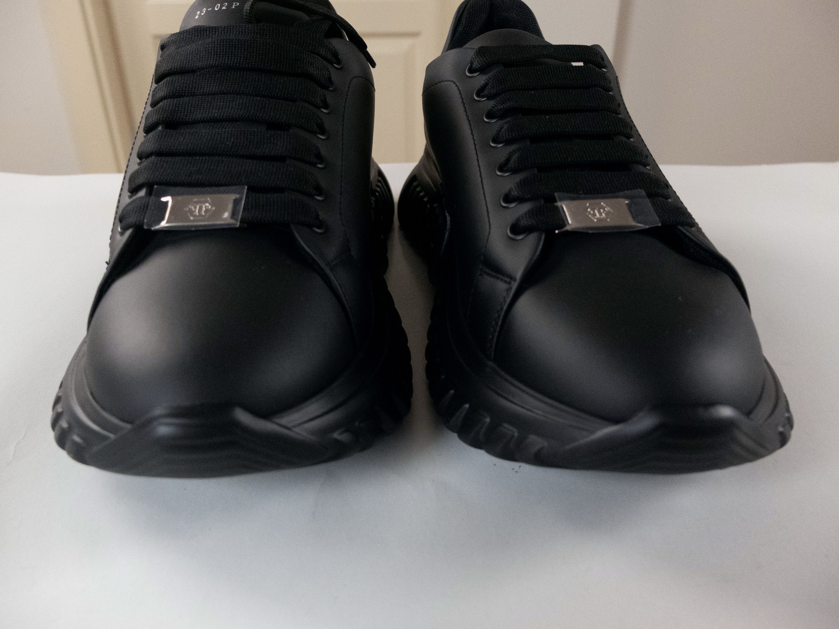 Philipp Plein PHILIPP PLEIN black Supersonic low chunky sole sneakers 43 q Size US 10 / EU 43 - 7 Thumbnail