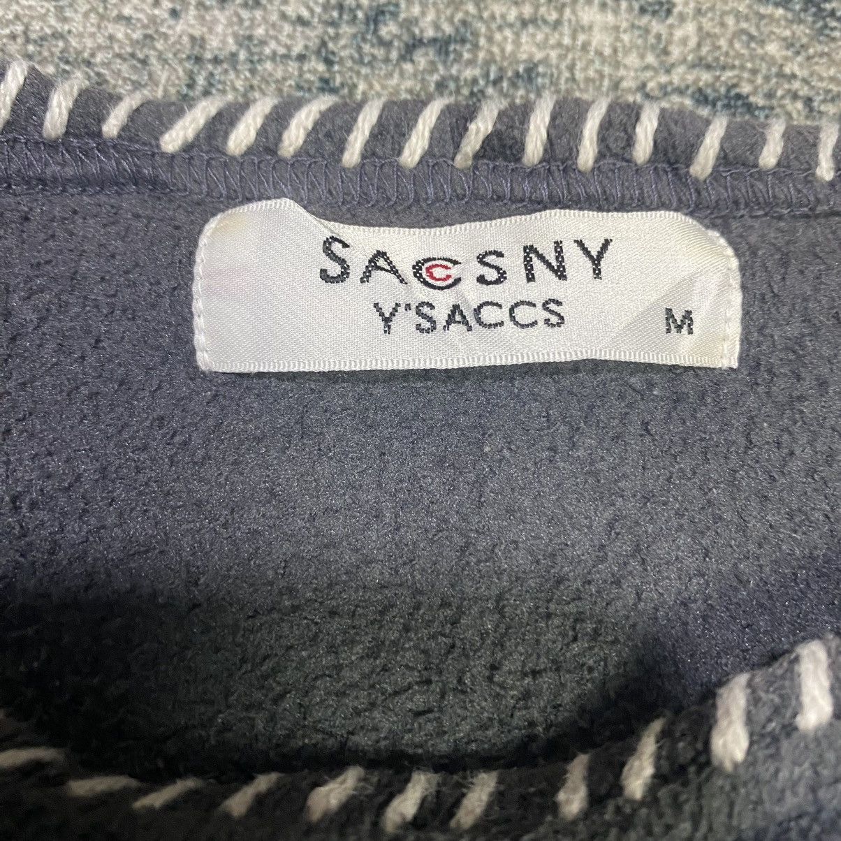 Japanese Brand × Yohji Yamamoto Yohji Yamamoto Sacsny Ysaccs Fleece Long Sleeve Size US M / EU 48-50 / 2 - 6 Thumbnail