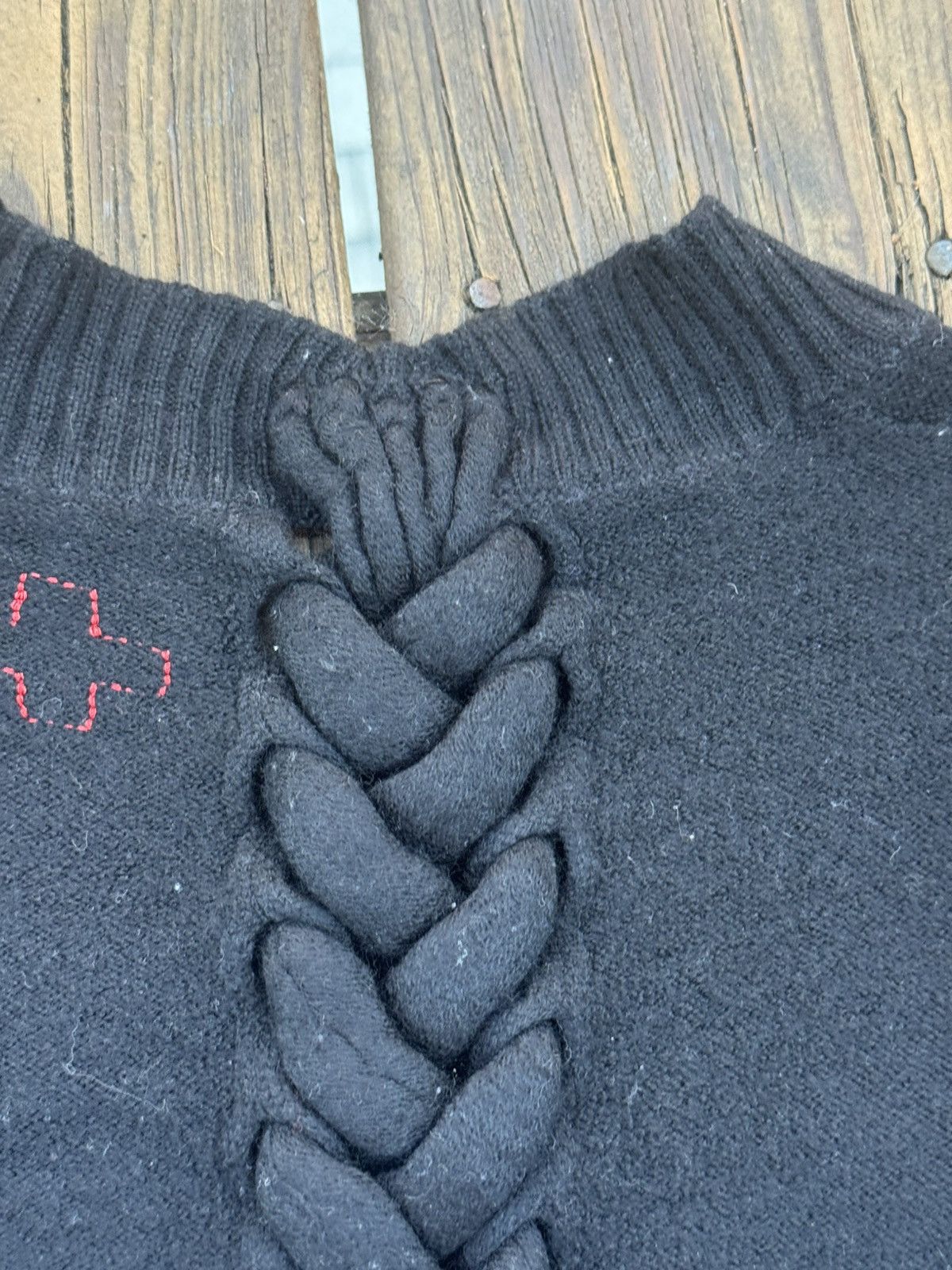 A.F. Vandevorst A.F. Vandervorst Fall 2000 sweater with back braid Size S / US 4 / IT 40 - 4 Thumbnail