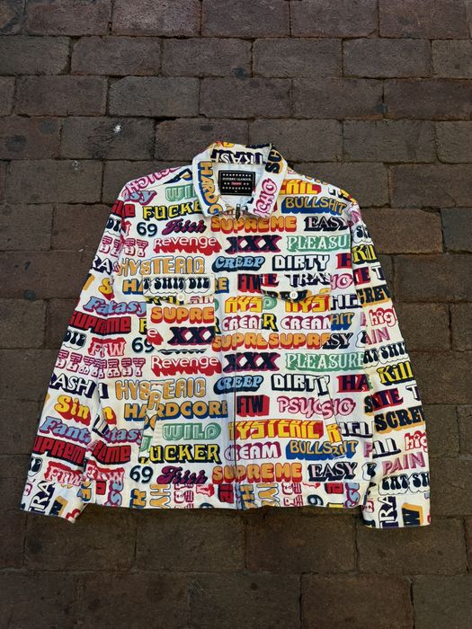 Supreme Supreme Hysteric Glamour Text Work Jacket | Grailed