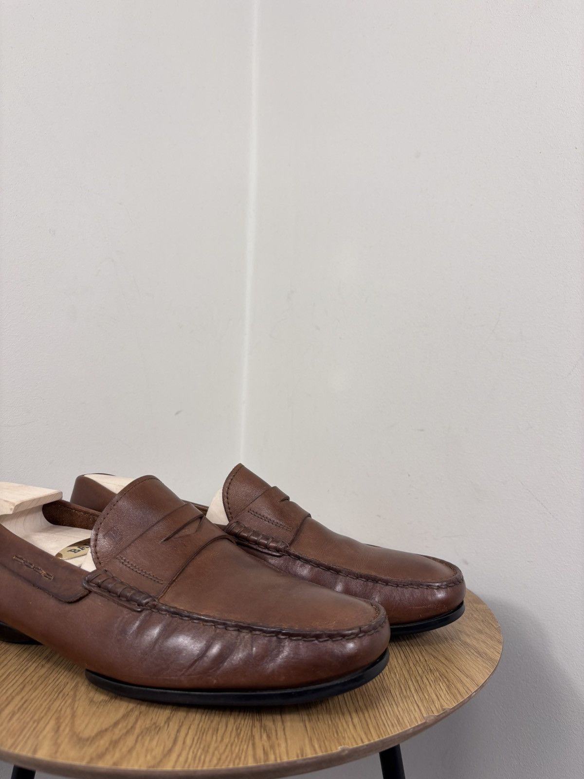 Tod's Tod’s Men’s Brown Leather Gommino Penny Loafers Shoes Size US 9 / EU 42 - 5 Thumbnail