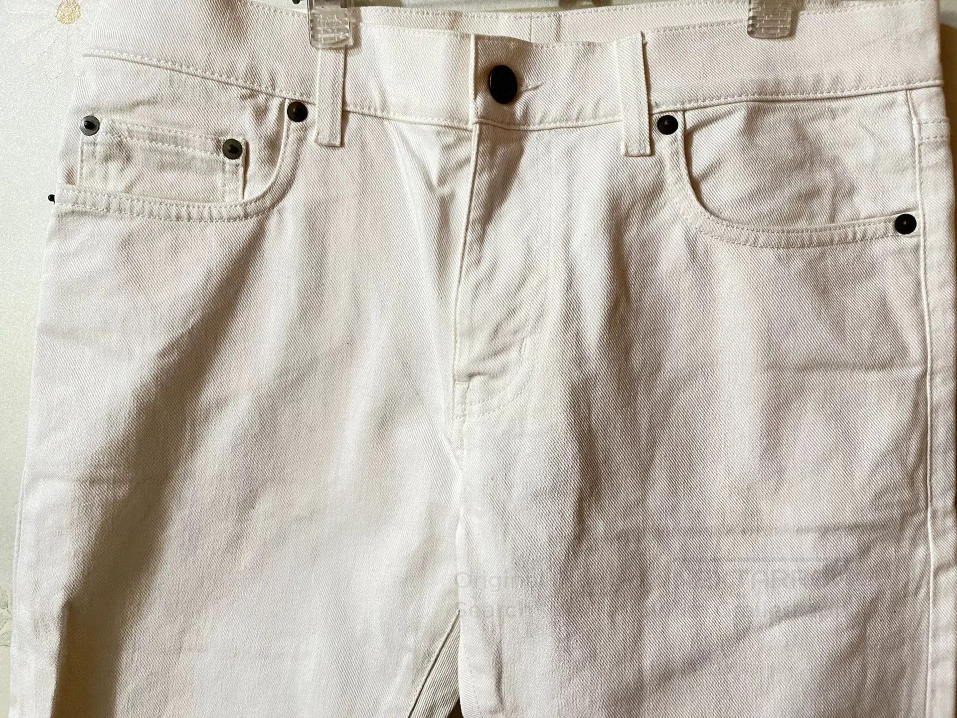 Saint Laurent Paris Saint Laurent White Jeans. Size US 32 / EU 48 - 8 Thumbnail