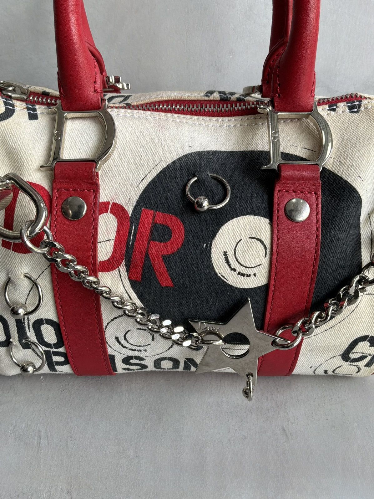 Dior Dior - Galliano Era - Hardcore Pierced Mini Boston Bag Size ONE SIZE - 4 Thumbnail