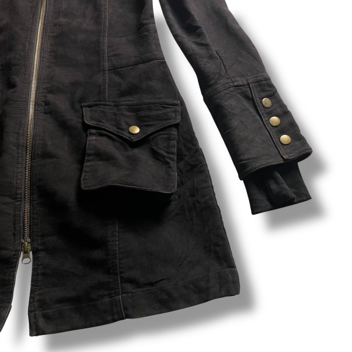 If Six Was Nine × Japanese Brand × Le Grande Bleu (L.G.B.) 🇯🇵 VINTAGE MATERIAL GIRL PUNK GOTHIC PARKA JACKET Size S / US 4 / IT 40 - 7 Thumbnail