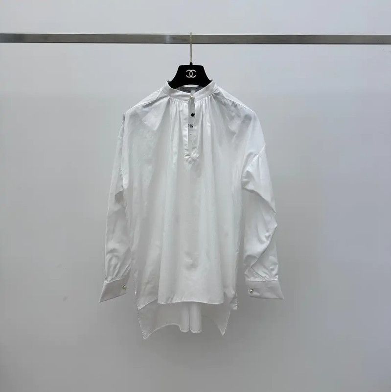 Dior Women's White Long Sleeve Shirt 0089