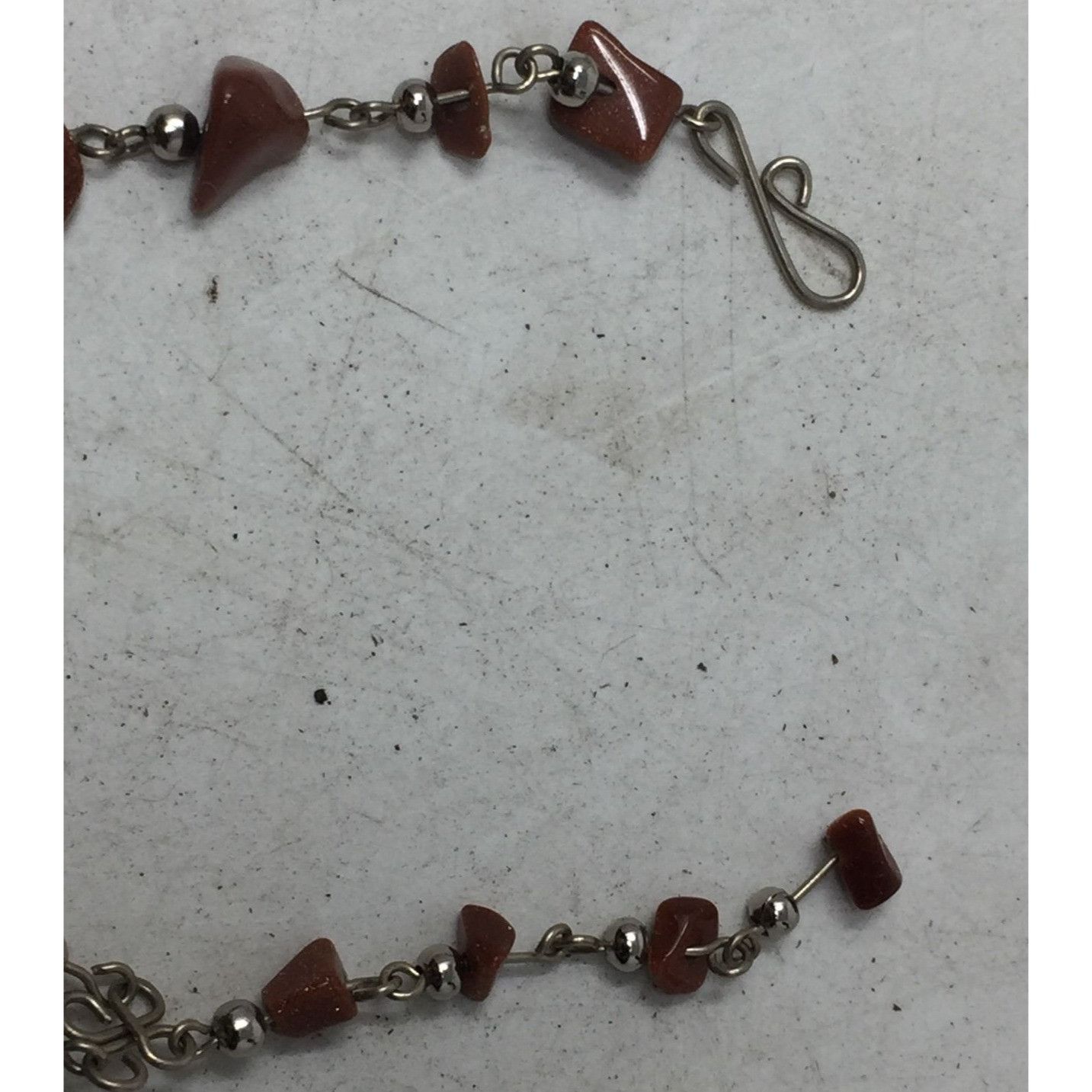 Other Women's Bracelet with Brown Sparkly Beads & Hook Clasp Size ONE SIZE - 6 Thumbnail