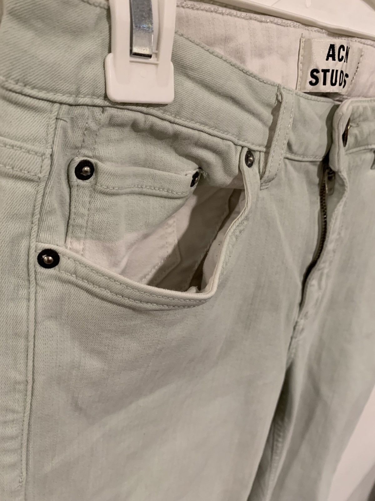 Acne Studios acne studio white skinny denim Size US 29 - 5 Thumbnail