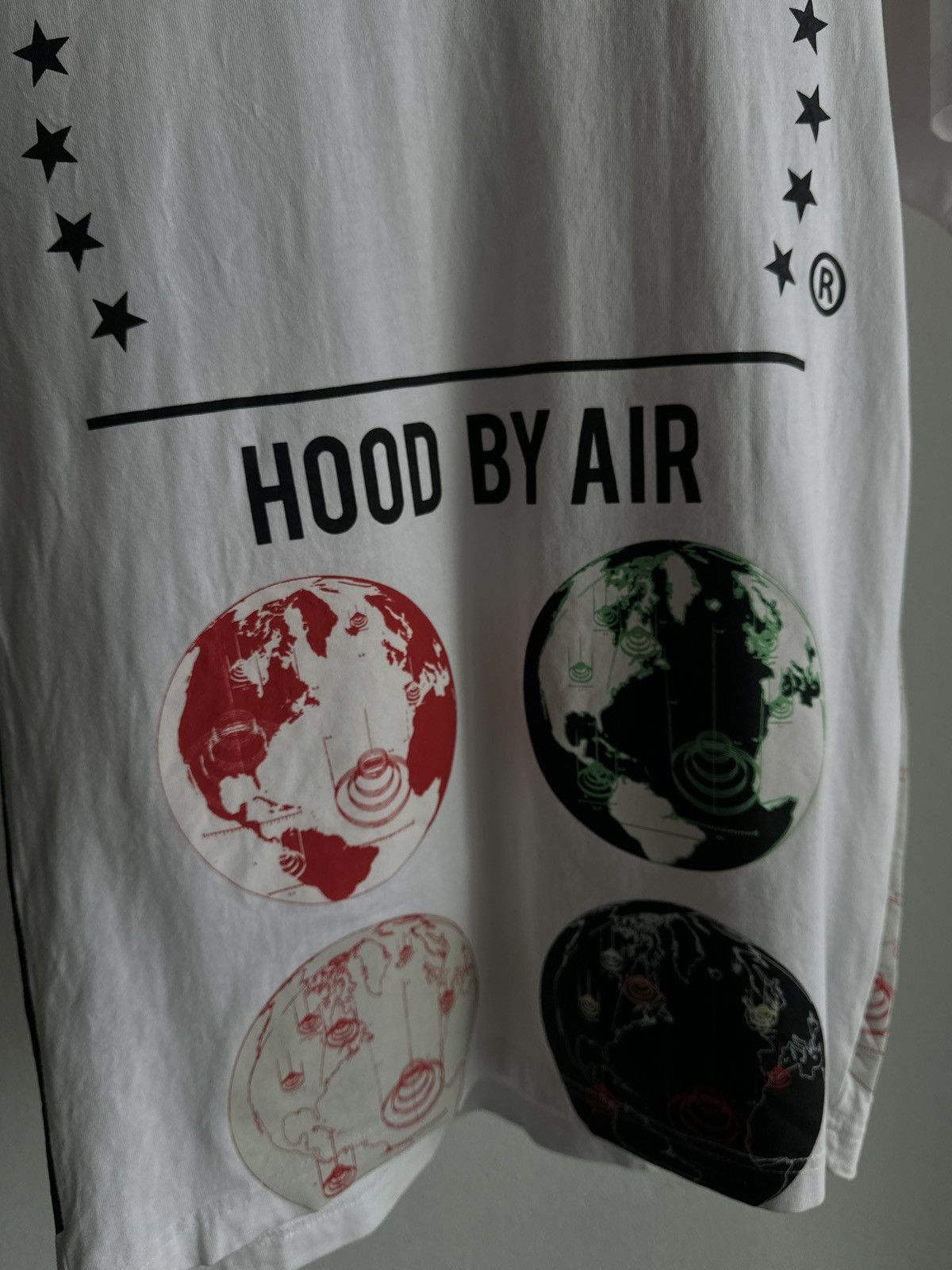 Hood By Air Hood By Air Classics Globe Graphic Tee – Archive HBA Size US M / EU 48-50 / 2 - 4 Thumbnail