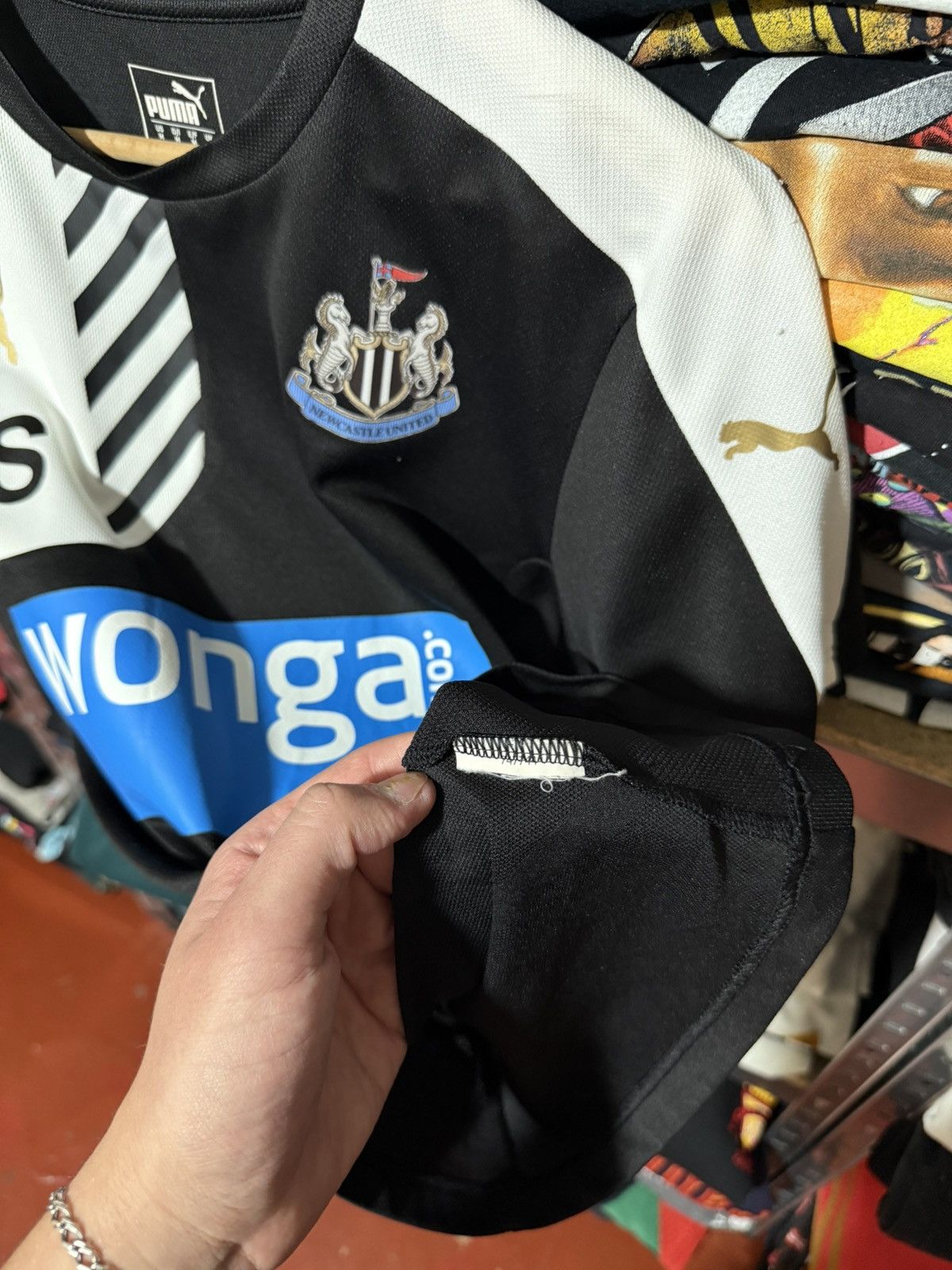 Puma Puma New Castle United 2015 2016 Training Soccer Jersey Size US S / EU 44-46 / 1 - 7 Thumbnail