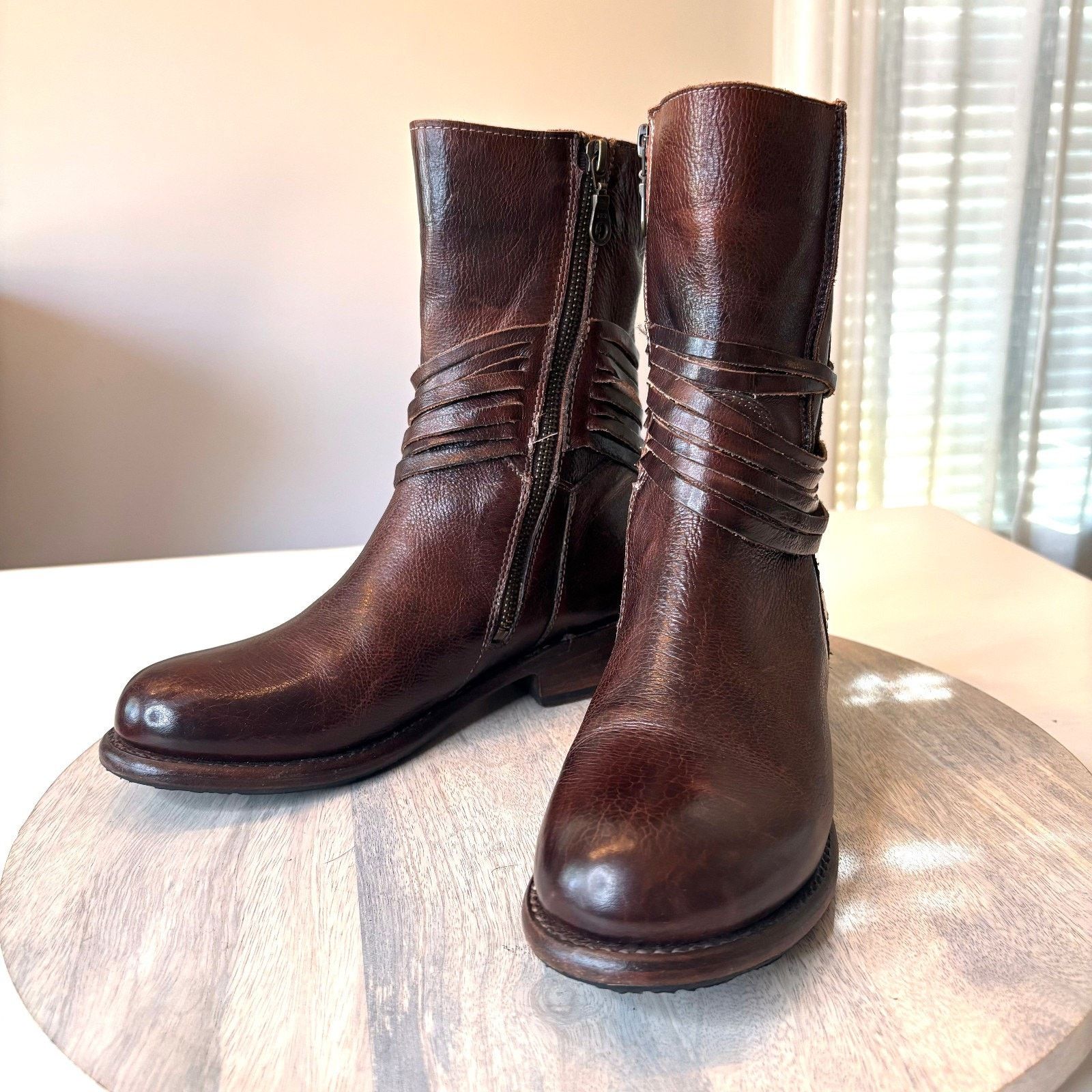 Bed Stu Bed Stu Cobbler Series Ankle Boots Leather Women's US Sz 7 Size US 7 / IT 37 - 3 Thumbnail
