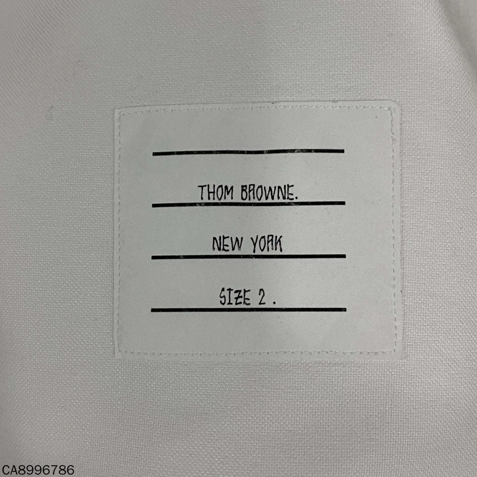 Thom Browne Thom Browne short-sleeve zip front color block shirt 2 Size US M / EU 48-50 / 2 - 5 Thumbnail