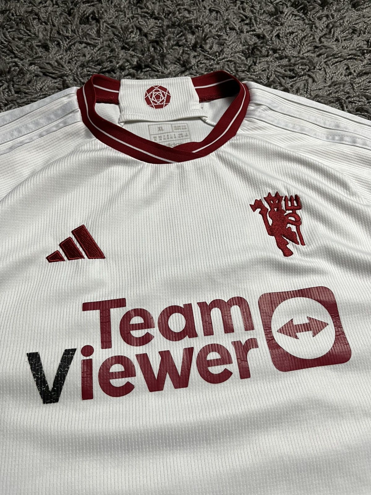 Adidas Manchester United 2023/24 Authentic Third Jersey - XL Size US XL / EU 56 / 4 - 3 Thumbnail