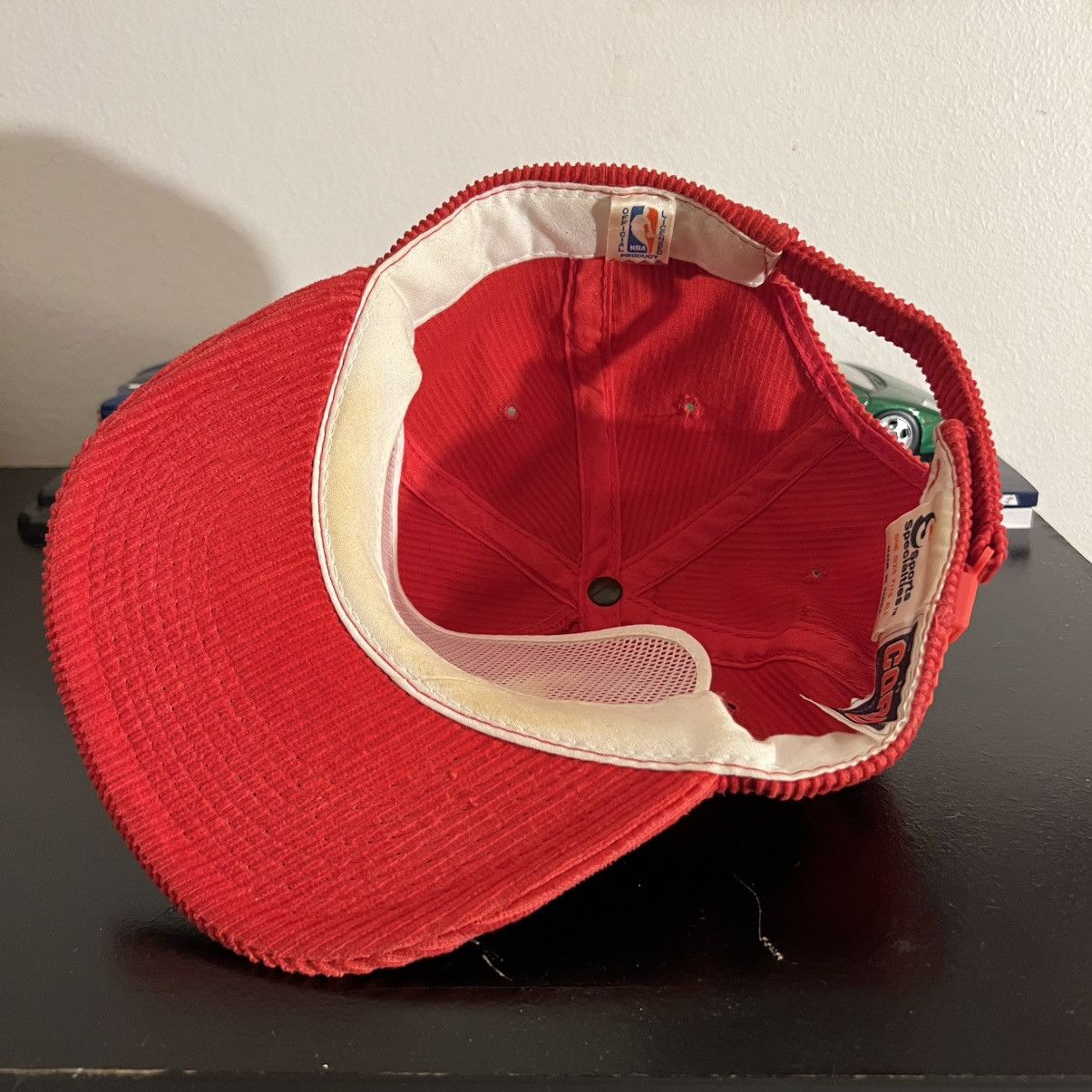 NBA Vintage 90s Sports Specialties Houston Rockets Corduroy Hat Size ONE SIZE - 3 Thumbnail