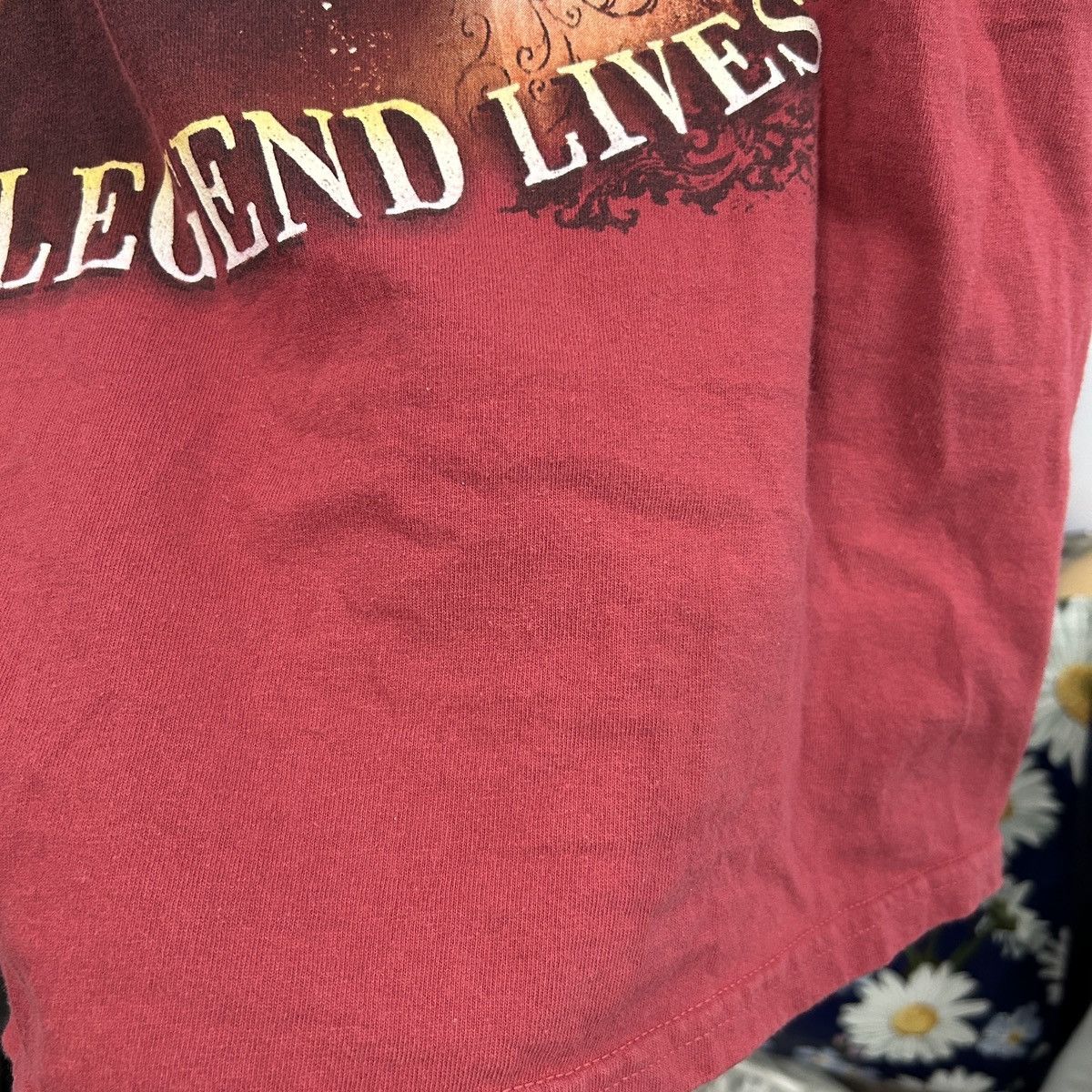 Gildan Gildan George Jones Red Large Graphic Tee Sz Large - "Dannie Size US L / EU 52-54 / 3 - 17 Thumbnail
