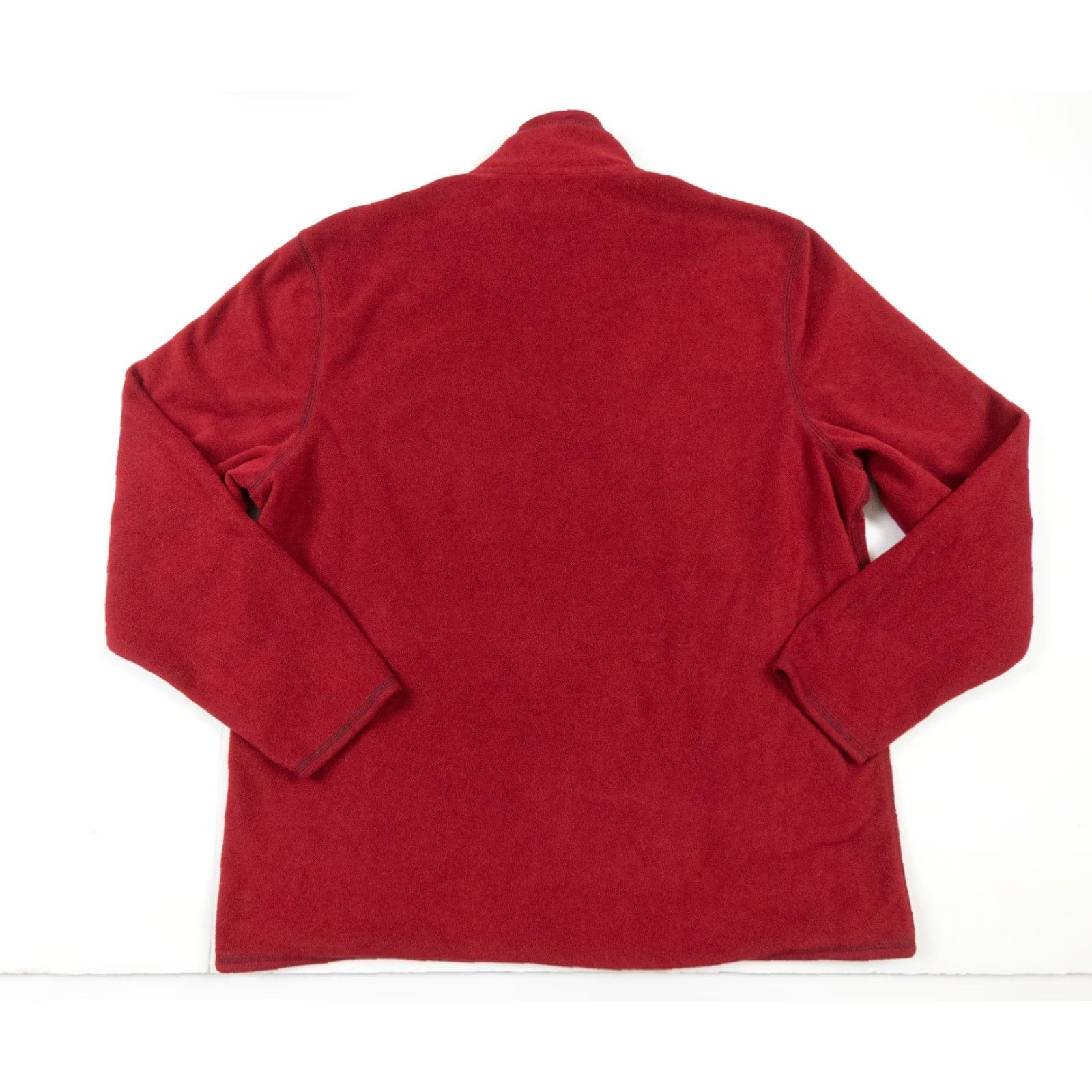 Club Room Club Room Men’s XL Red Fleece 1/4 Zip Sweater Pullover Long Sleeve Jersey Style Casual Business Travel Size US XL / EU 56 / 4 - 5 Thumbnail