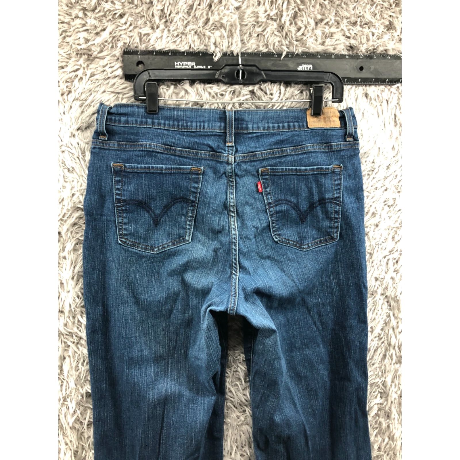 Levi's Levi's 512 Perfectly Slimming Bootcut Jeans Size 16 Womens Medium Wash Blue Regular Type Jeans Mens? No, Womens Size 38" / US 16 / IT 52 - 7 Thumbnail