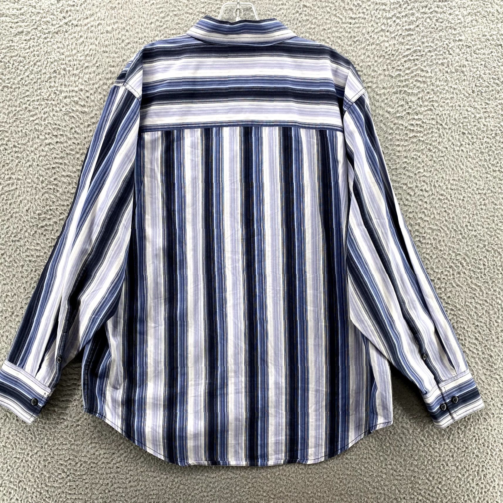 Harley Davidson Harley-Davidson Shirt Men Large Blue Striped Skull Moto Biker Rocker Grunge 90's Shirt Men Large Blue Striped Skull Moto Biker Roc Size US L / EU 52-54 / 3 - 7 Thumbnail