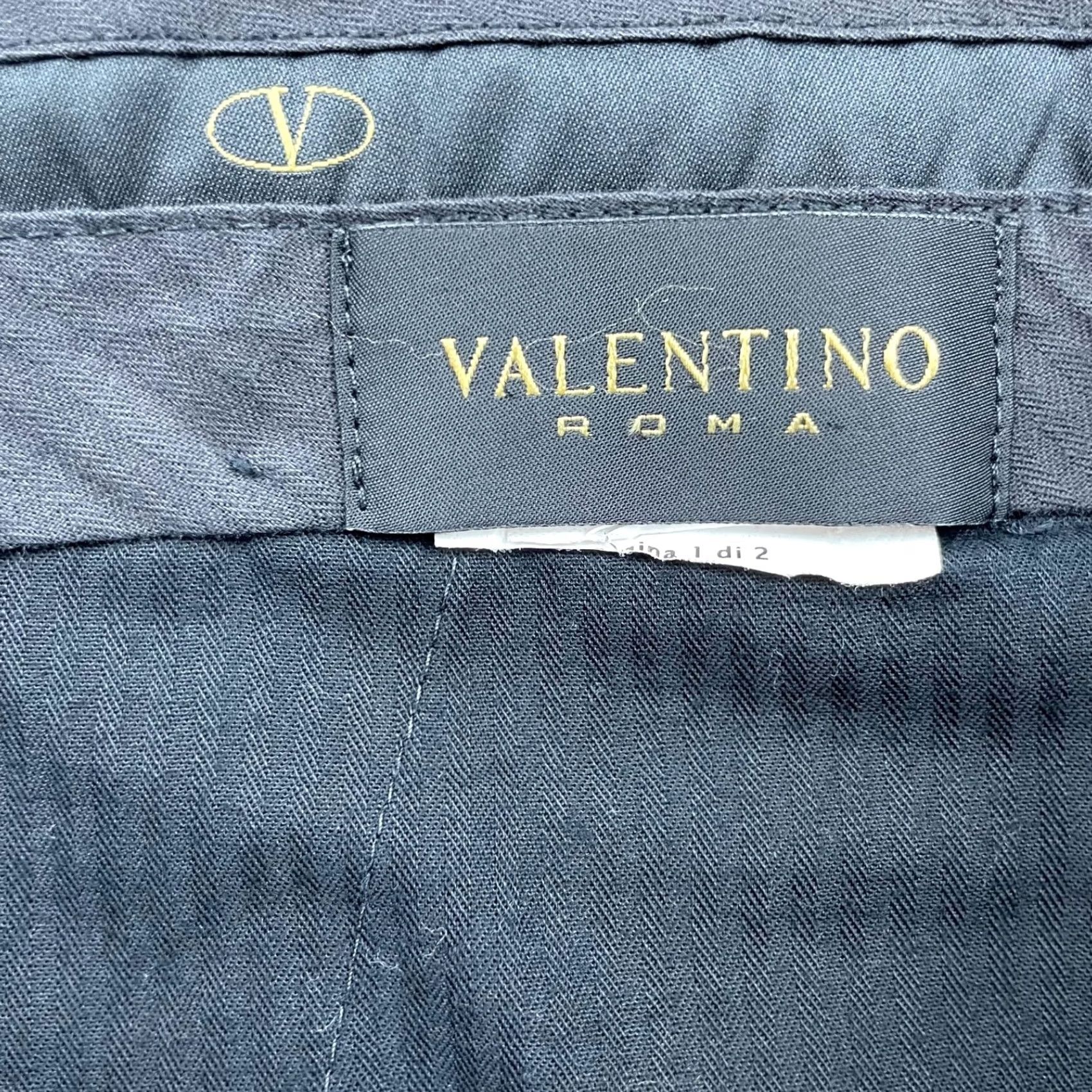 Valentino Valentino Men’s Dress Pants Gray 100% Wool Flat Front 34x30 Italy Mens Straight Pants Size US 34 / EU 50 - 4 Thumbnail