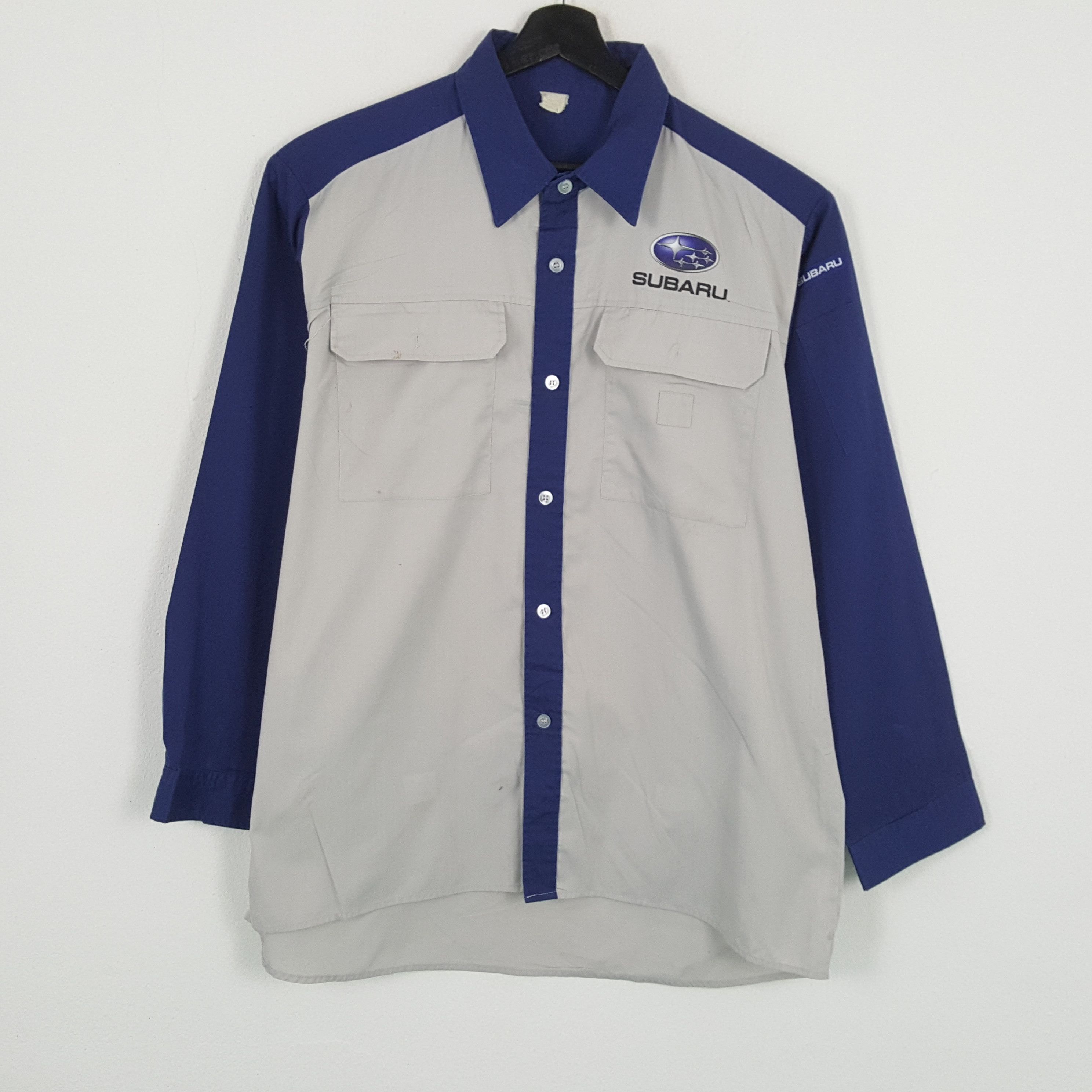 Vintage SUBARU Japanese Motorsports Workwear Style Custom Jacket Size US L / EU 52-54 / 3 - 3 Thumbnail