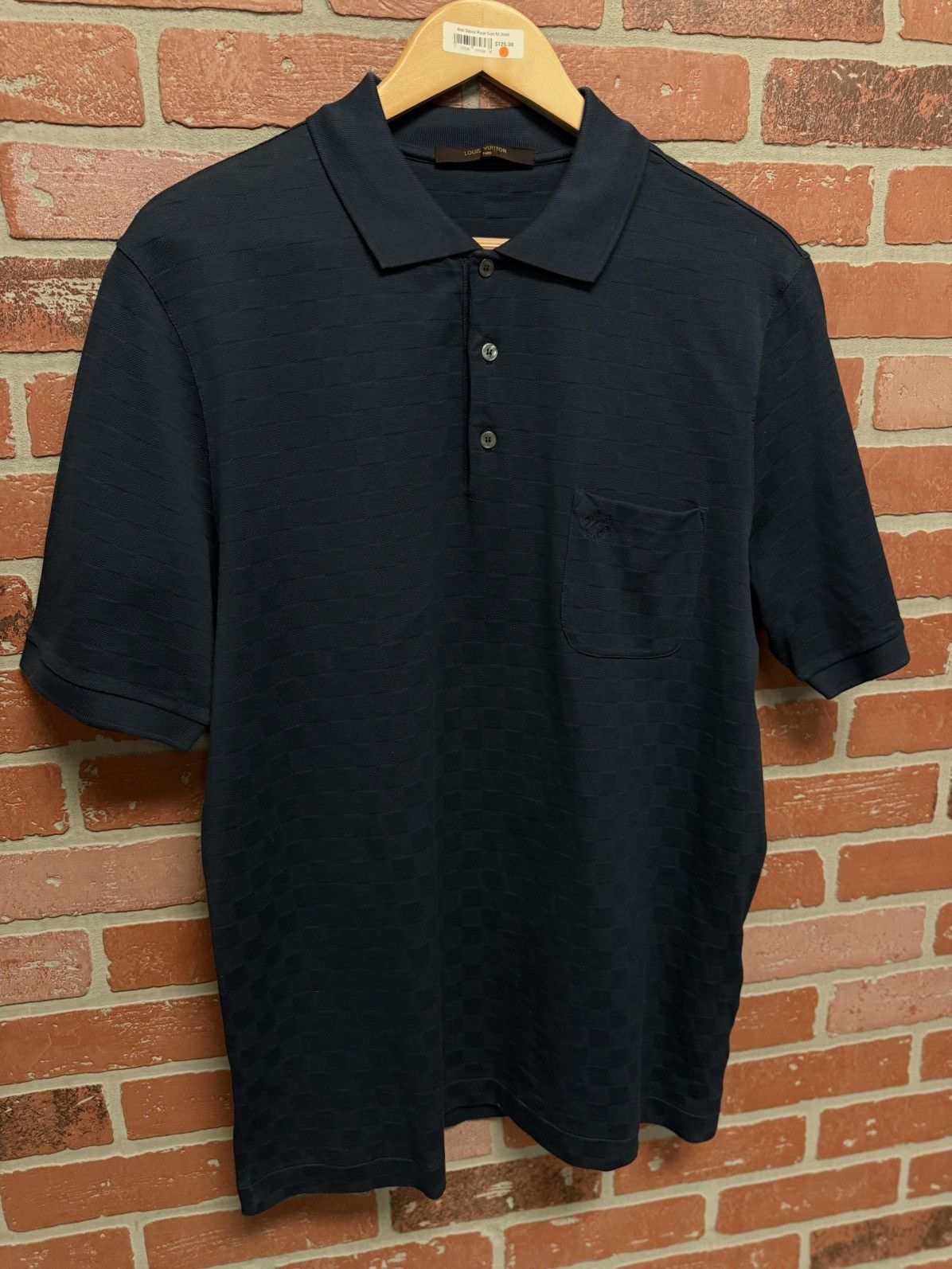 Louis Vuitton Louis Vuitton Polo Button Up Collar Tee Size XXL Blue Size US XXL / EU 58 / 5 - 2 Thumbnail