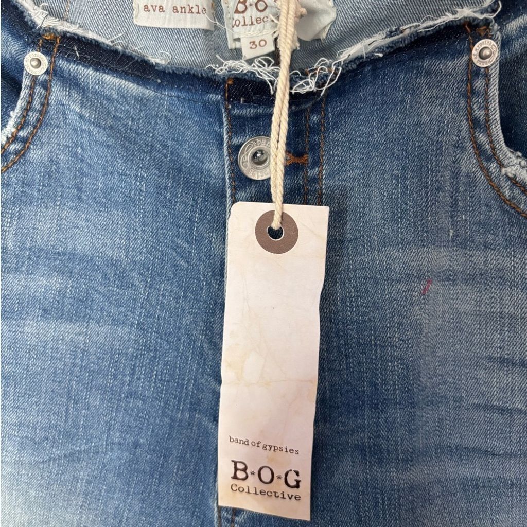 Band Of Outsiders BOG SZ 30 Ava Ankle denim sz 30 NWT Size 30" / US 8 / IT 44 - 3 Thumbnail