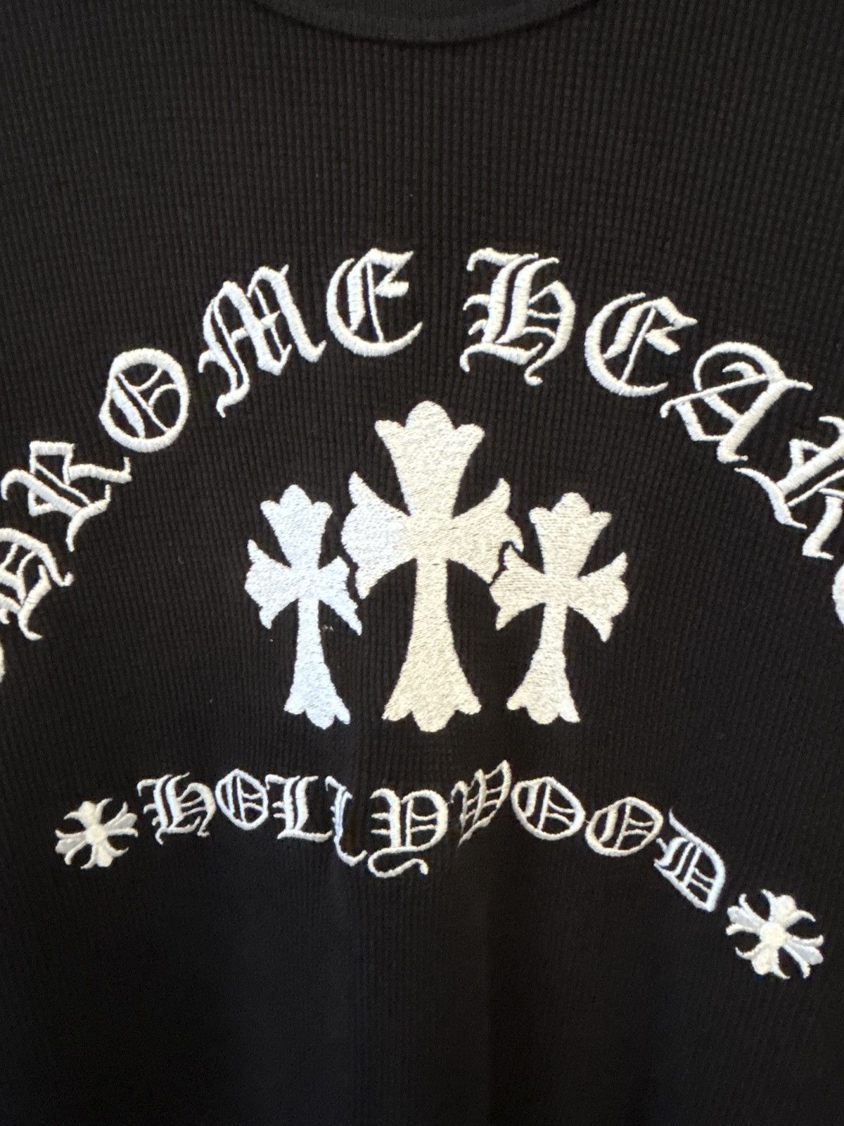 Chrome Hearts Chrome Hearts Triple Cross Black Thermal Long Sleeve Large Size US L / EU 52-54 / 3 - 3 Thumbnail