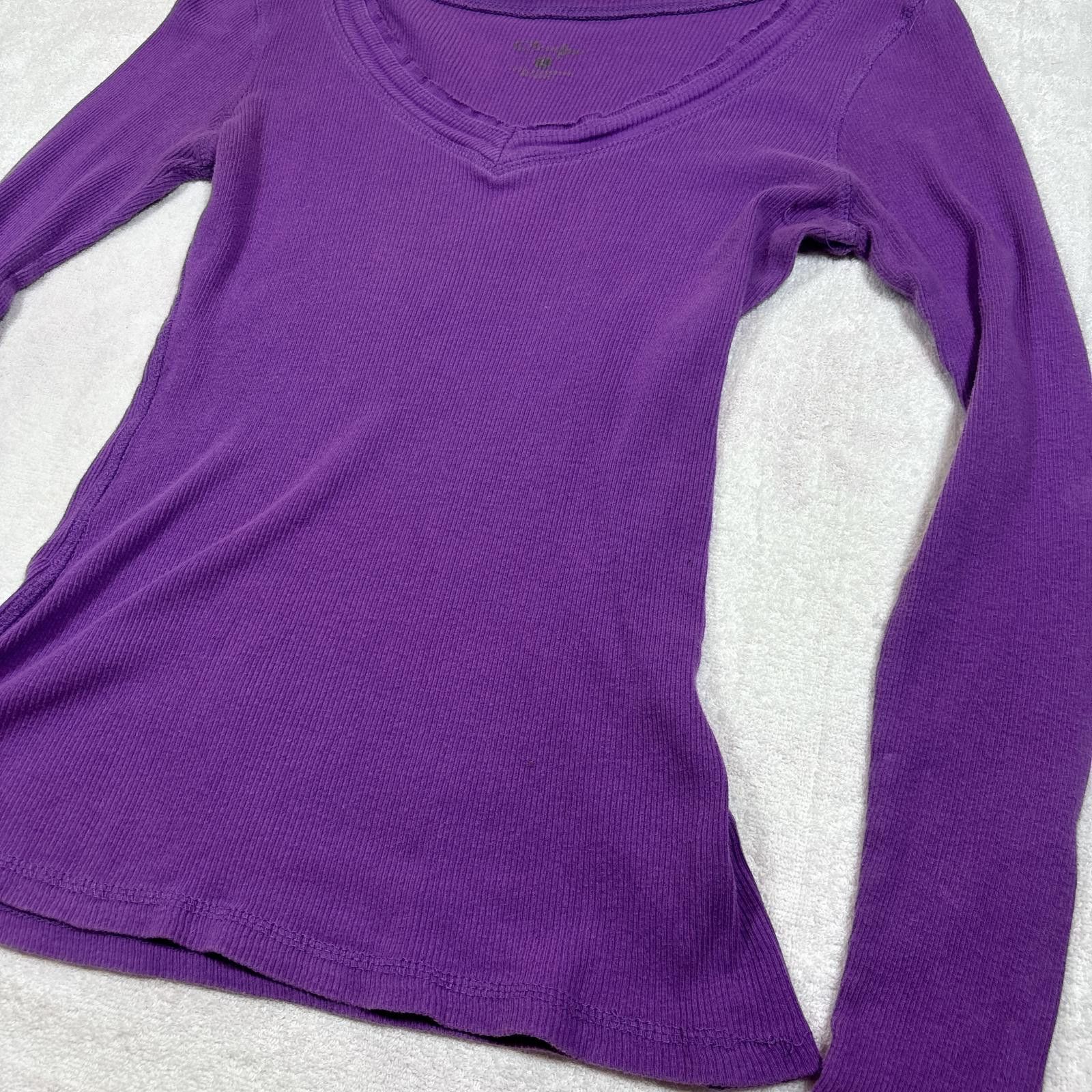 Other y2k purple fitted long sleeve top Size L / US 10 / IT 46 - 3 Thumbnail