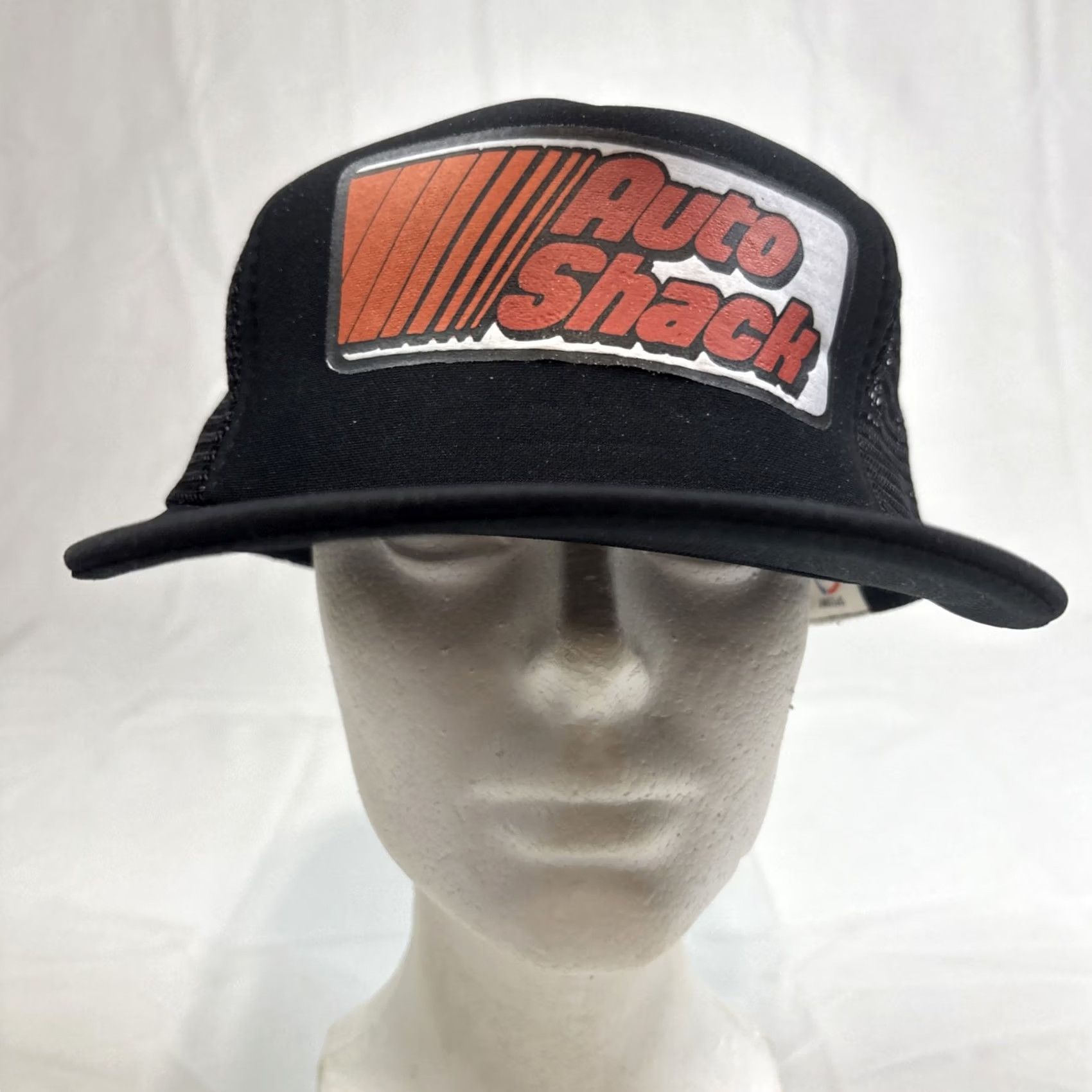 J Brand VINTAGE 80s Auto Shack Speedway Trucker Hat Adjustable Black Mens Size ONE SIZE - 2 Thumbnail