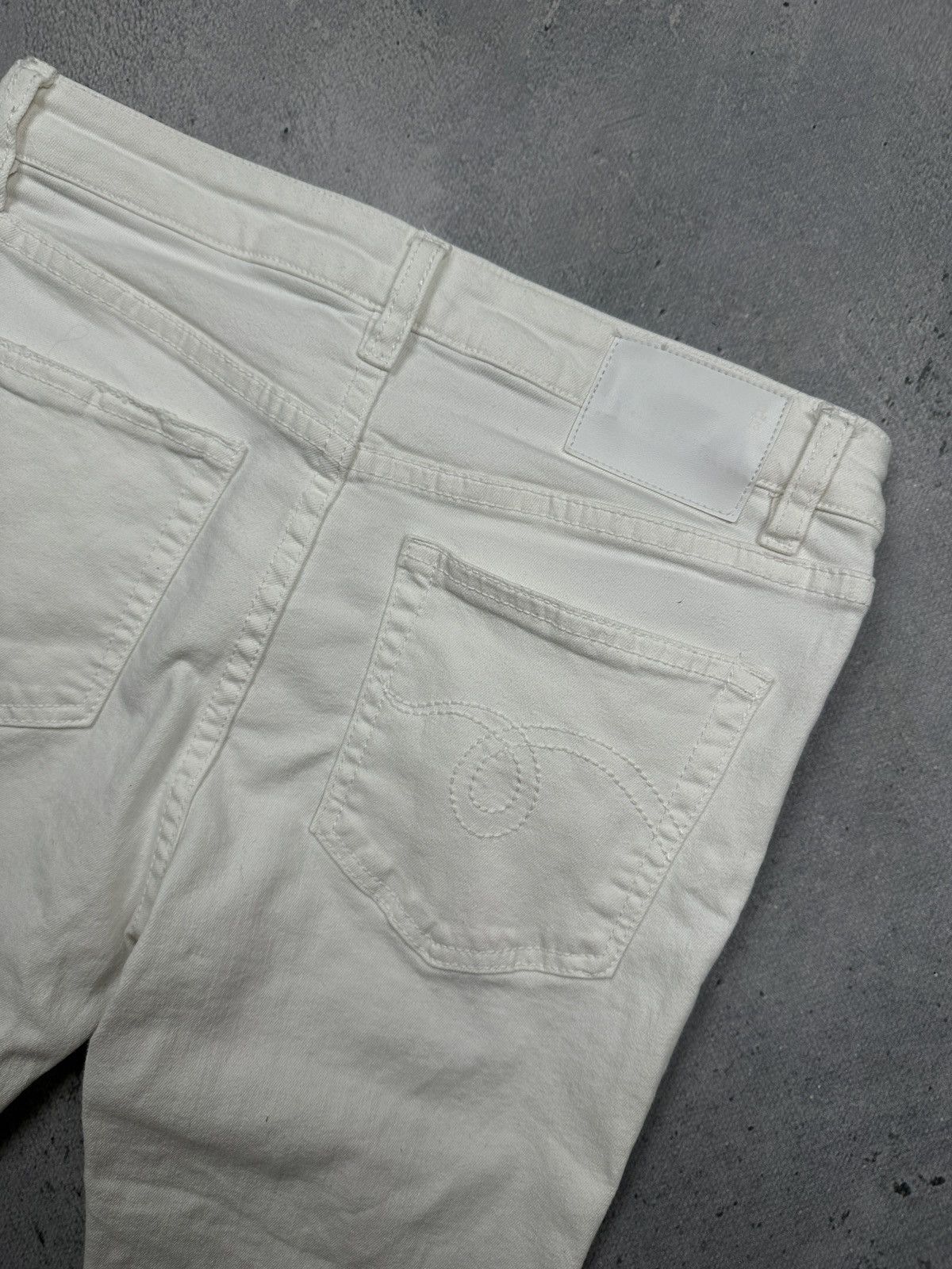 R13 R13 Alison Crop Jeans White Riot Size 28 Made in Italy Lux Size 28" / US 6 / IT 42 - 9 Thumbnail