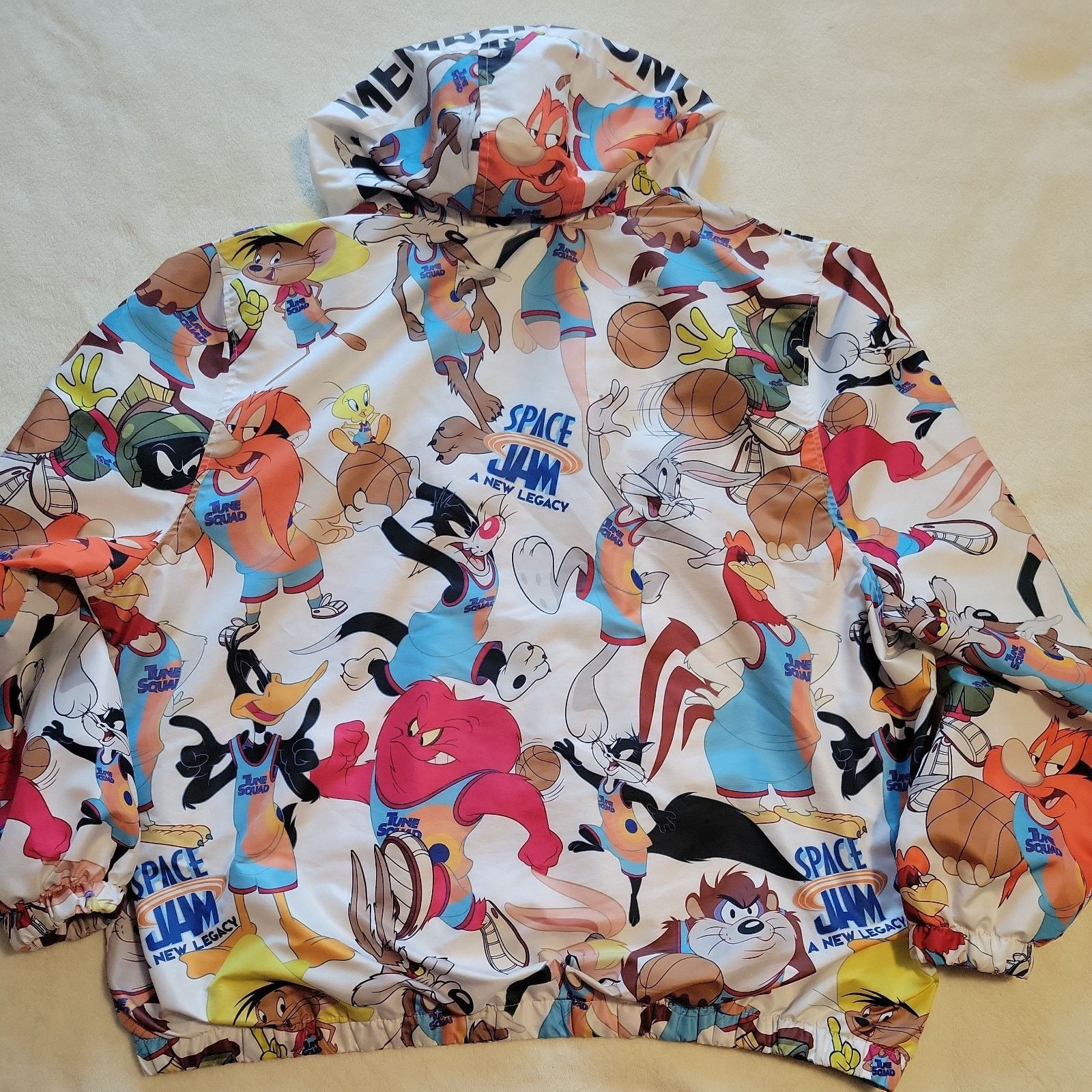 Members Only MEMBERS ONLY Jacket Space Jam Looney Tune Squad Hoodie Sz 4X Size US XXL / EU 58 / 5 - 11 Thumbnail