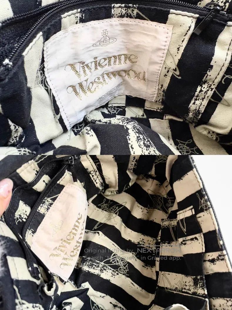 Vivienne Westwood Vivienne Westwood size os Vintage large Saturn logo black c Size ONE SIZE - 6 Thumbnail