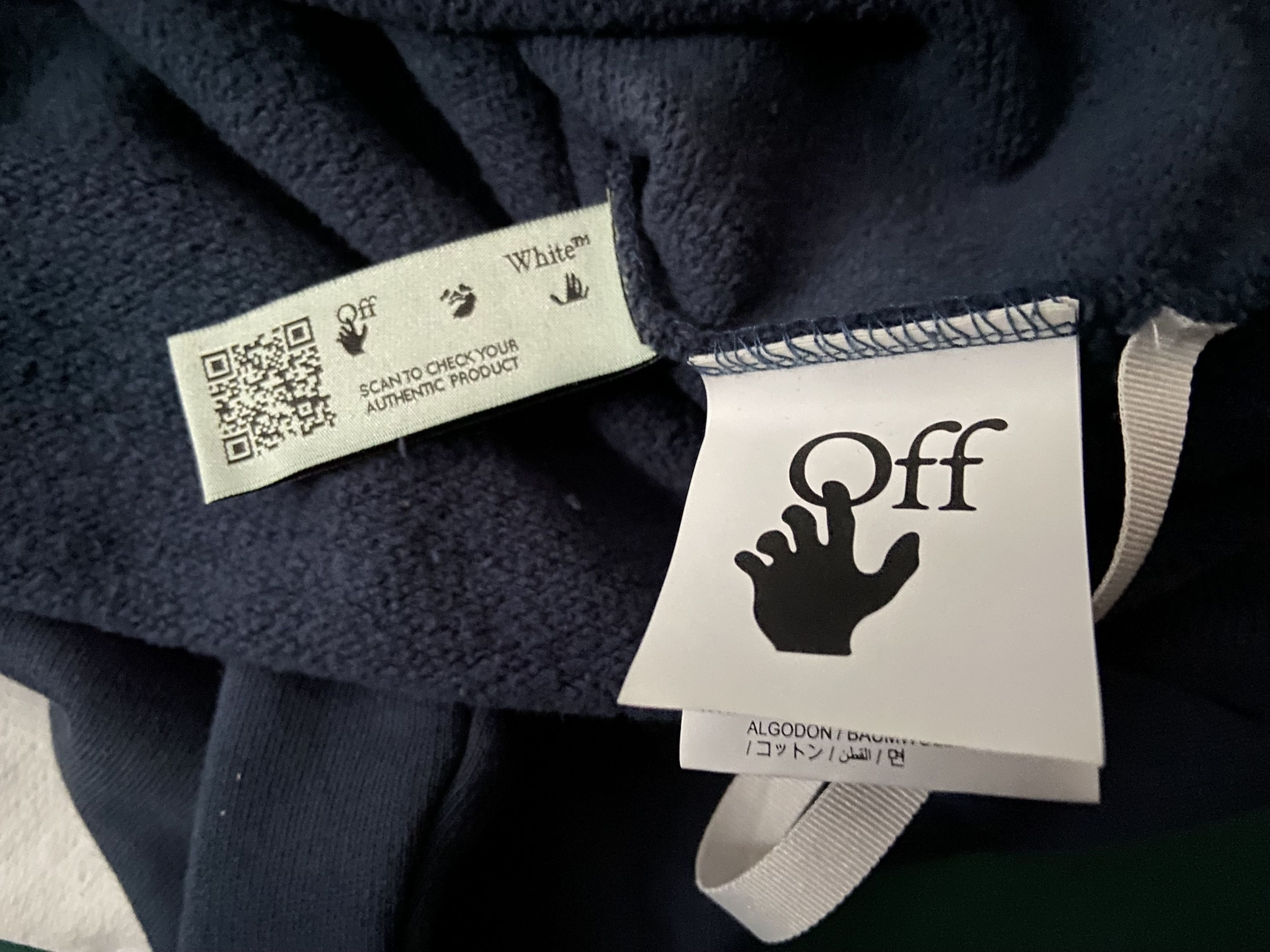 Off-White Off-White Diag Agreement Sweater BLUE M Size US M / EU 48-50 / 2 - 7 Thumbnail