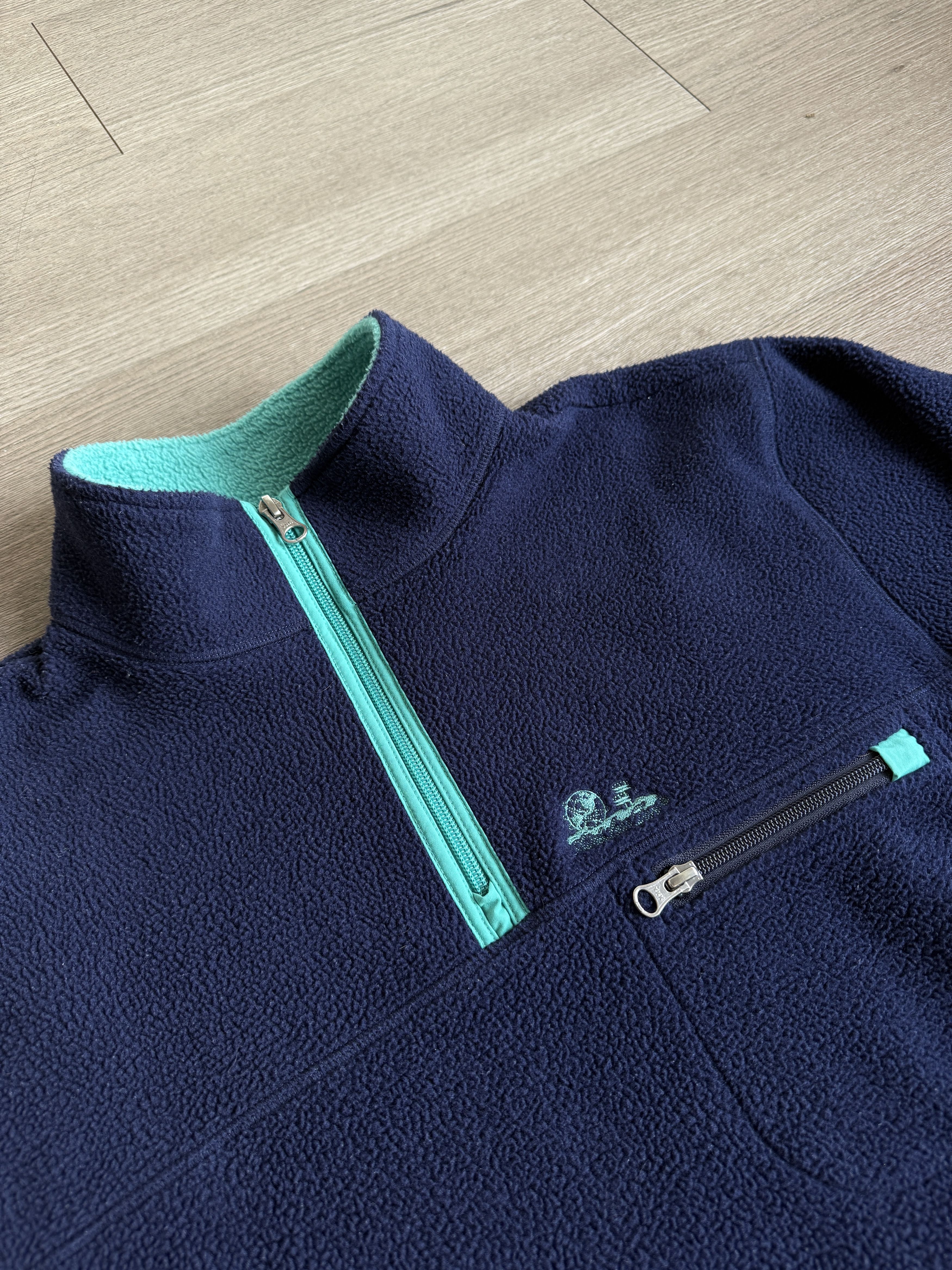 Aime Leon Dore Aimé Leon Dore Quarter Zip Fleece Pullover 'Evening Blue' Size US M / EU 48-50 / 2 - 2 Thumbnail