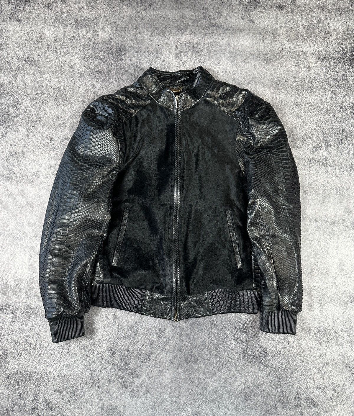 Zilli Vintage Zilli Real Python Leather Luxury Style Bomber 50 US Size US M / EU 48-50 / 2 - 1 Thumbnail