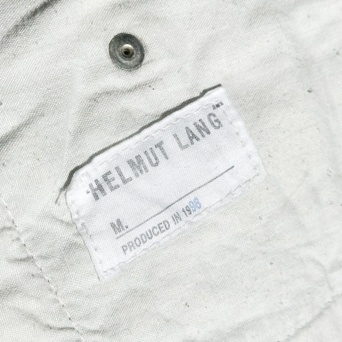 Helmut Lang AW1998 Dark Wash Blowout Denim Size US 33 - 5 Thumbnail