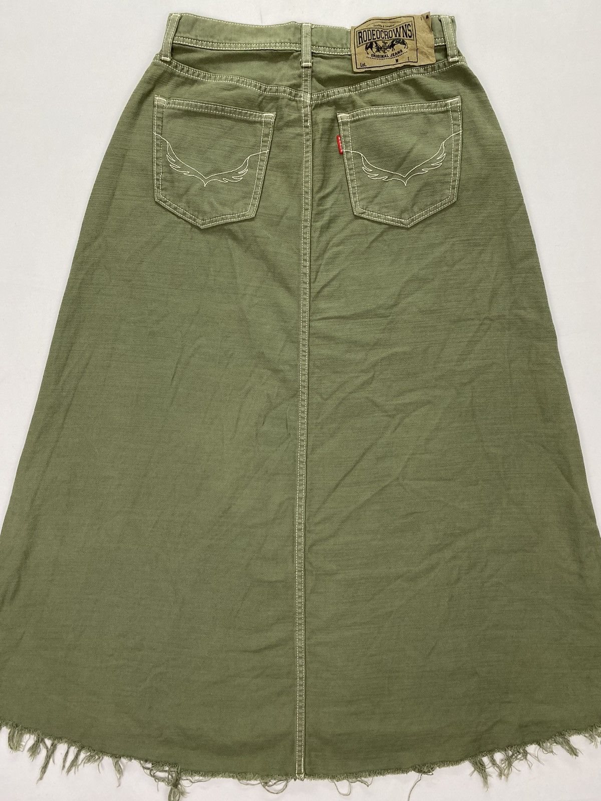 Japanese Brand Rodeo Crowns Dirty Skirt Size 27" / US 4 / IT 40 - 4 Thumbnail