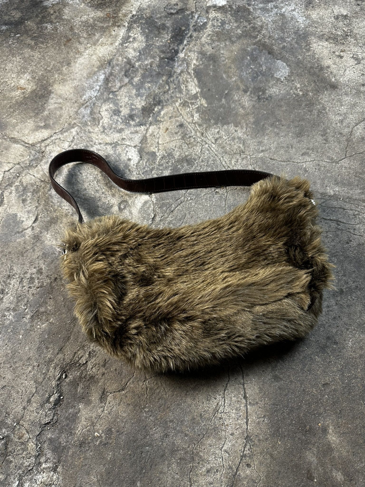 Japanese Brand Vintage Y2k Faux Fur Archive Bag Alternative 2000s Size ONE SIZE - 5 Thumbnail