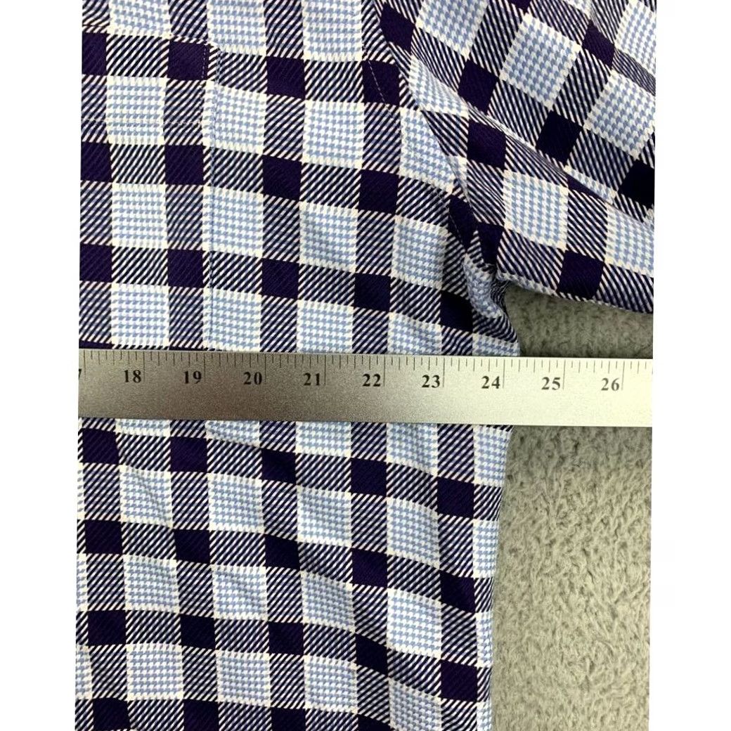 Peter Millar Peter Millar Shirt Mens Large Blue Plaid Button Down Long Sleeve Long Sleeve Size US L / EU 52-54 / 3 - 7 Thumbnail