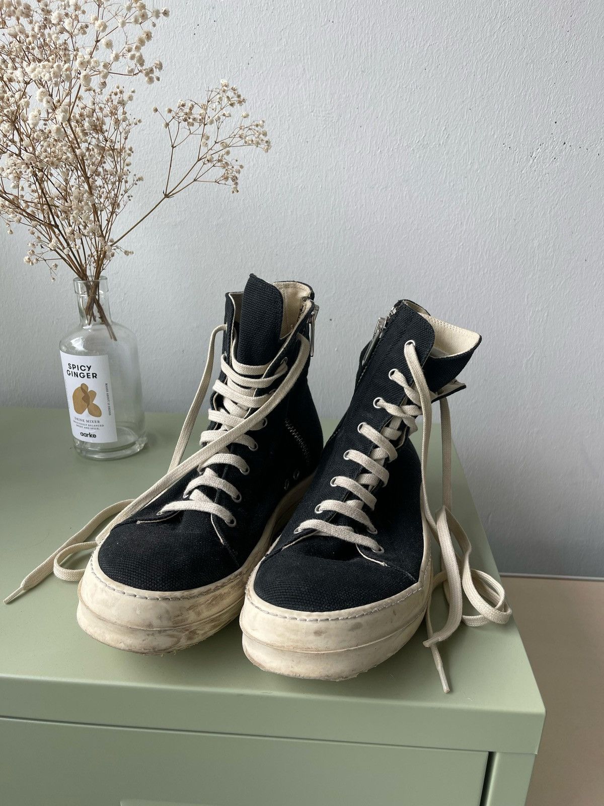 Rick Owens × Rick Owens Drkshdw Rick Owens DRKSHDW Vegan Sneaker Size US 8 / EU 41 - 1 Thumbnail
