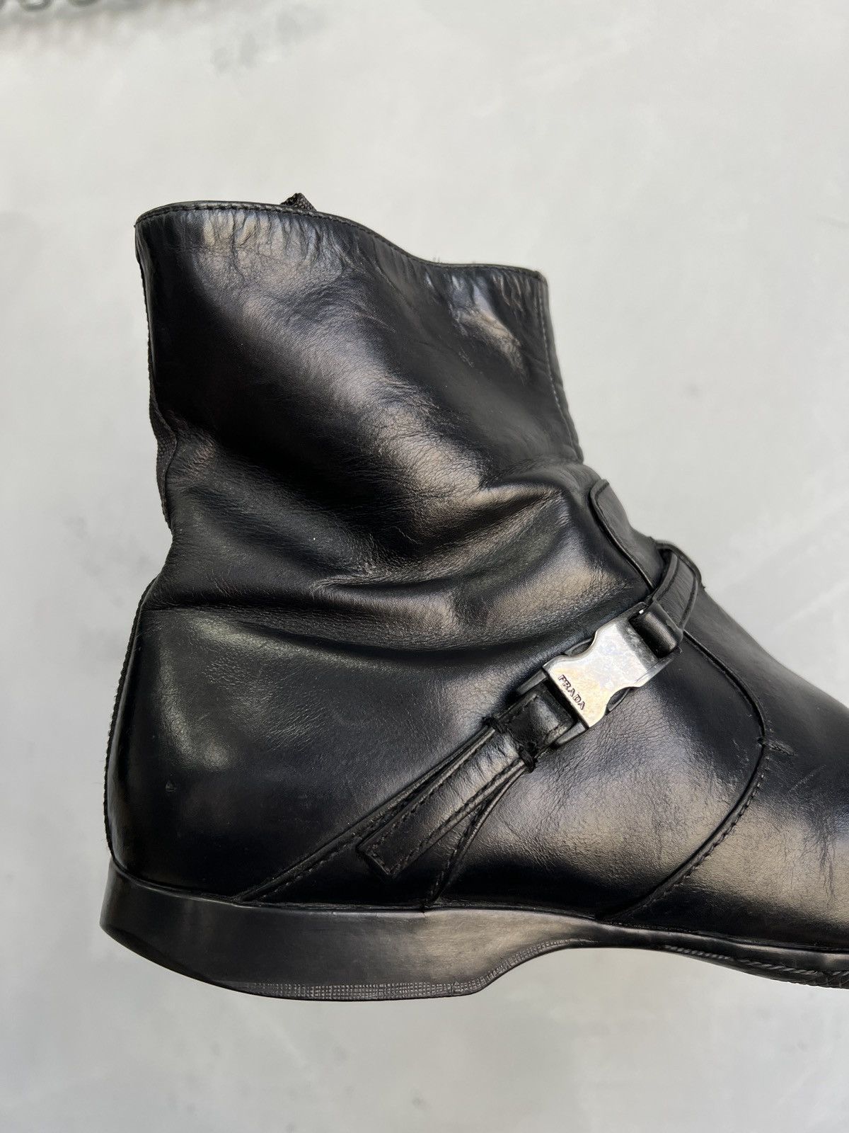 Prada Prada sport ankle moto boots hype avant garde y2k Size US 8.5 / EU 41-42 - 5 Thumbnail