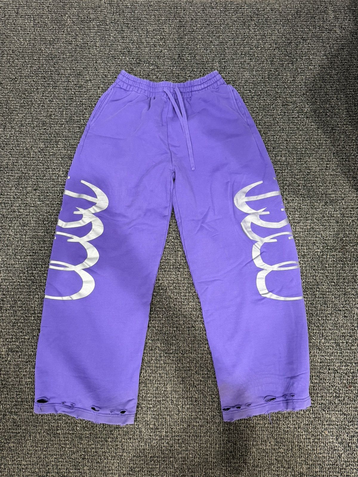 HMDD Radar sweatpants purple silver