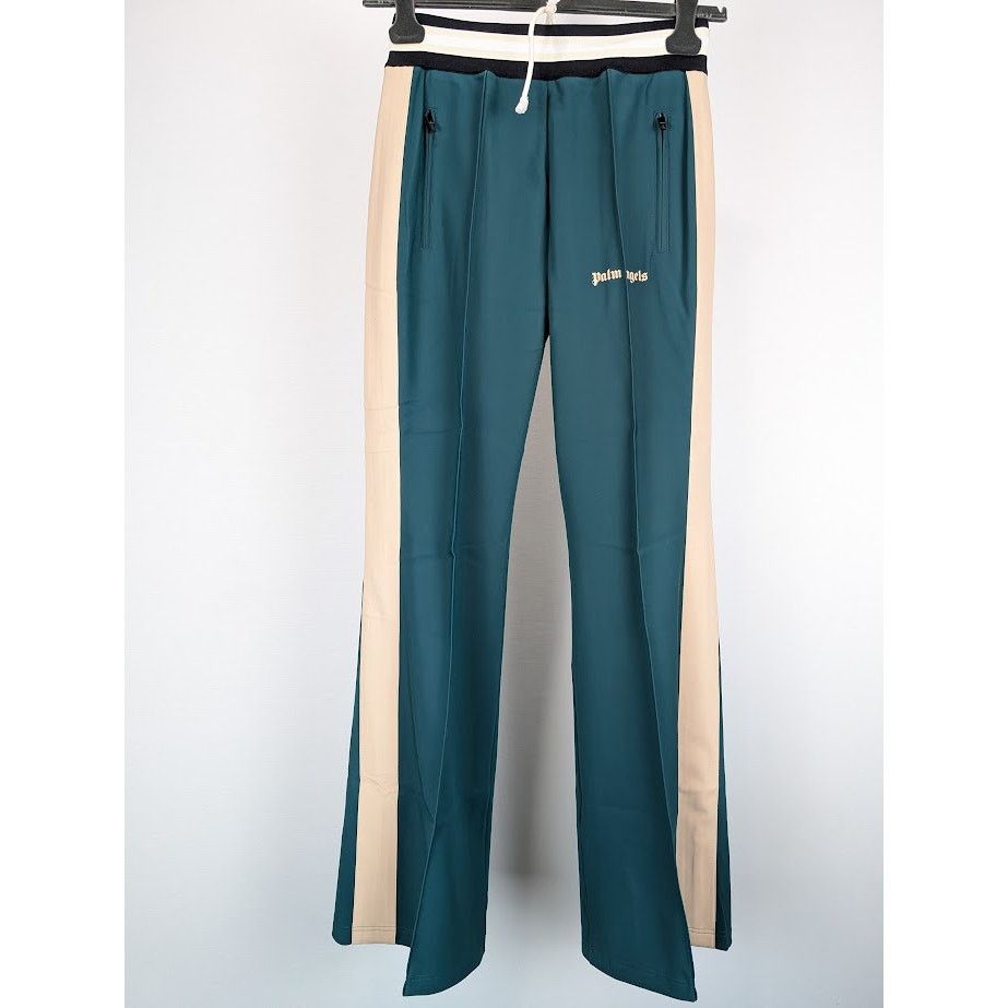 Palm Angels o1rshd1 Ultralight Flare Track Pant In Petrol Blue Size US 30 / EU 46 - 3 Thumbnail