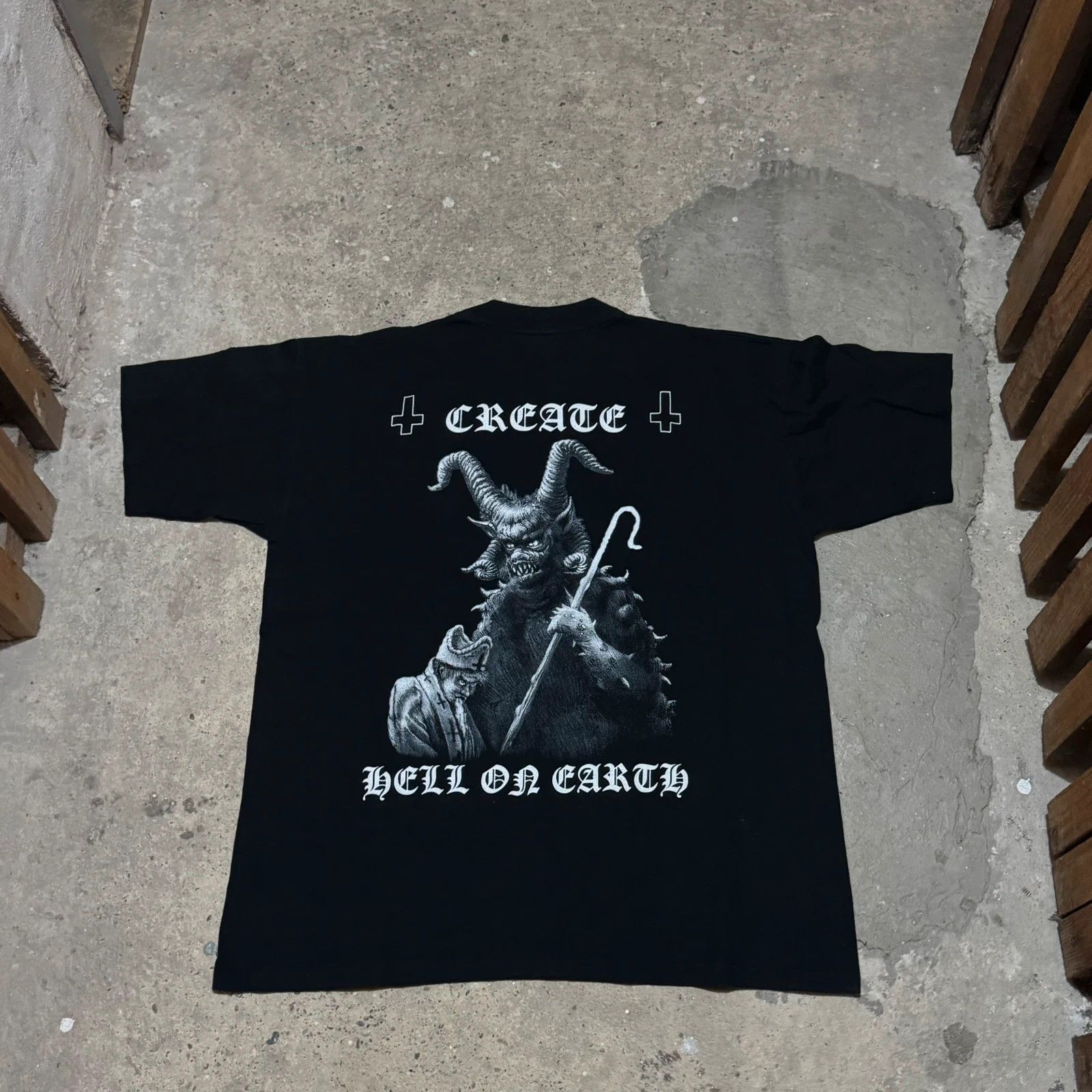 Band Tees Vintage Belphegor t-shirt Size US XL / EU 56 / 4 - 2 Thumbnail