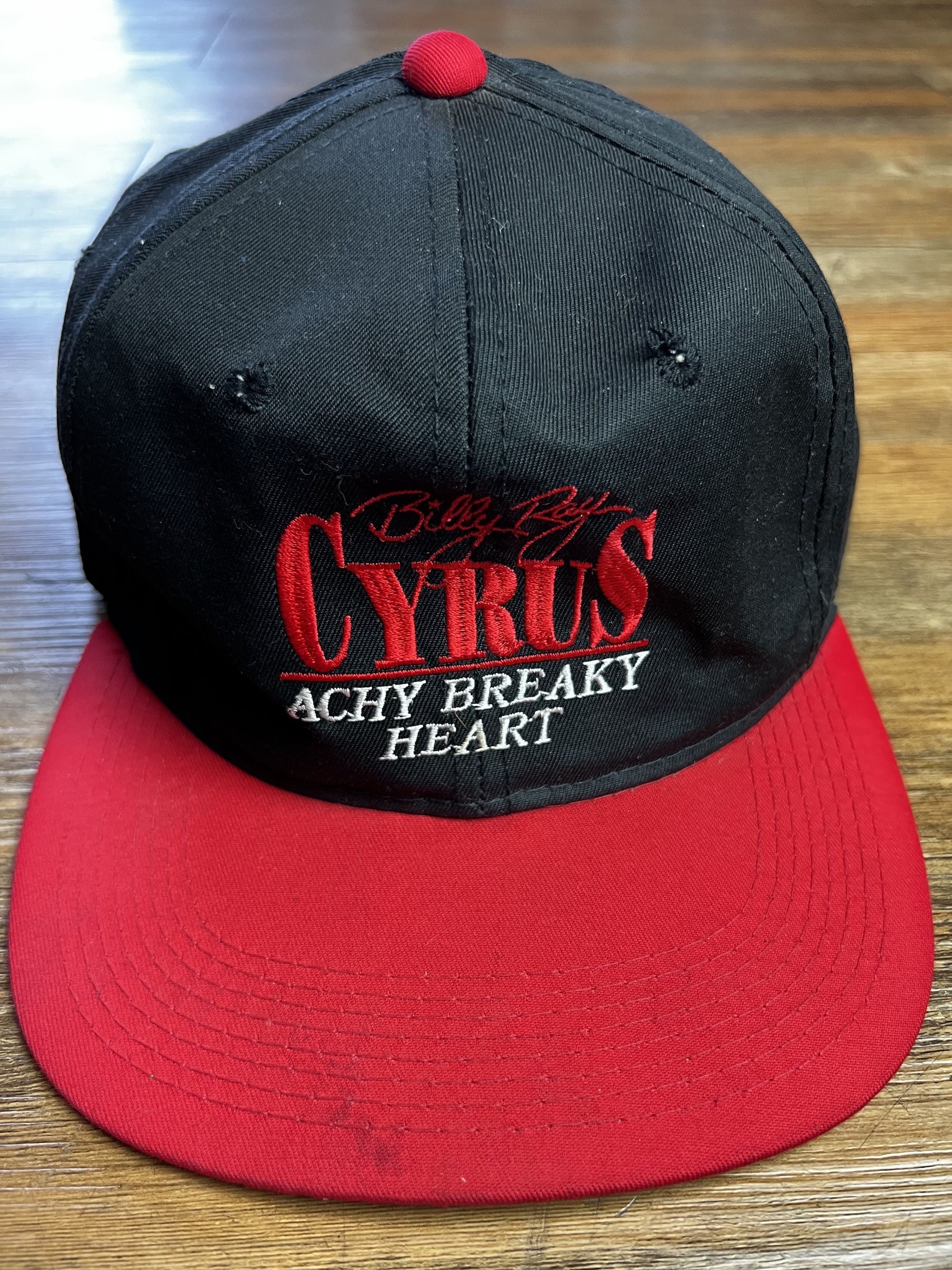 Vintage Vintage 1990's Billy Ray Cyrus Achy Breaky Heart Snapback Size ONE SIZE - 3 Thumbnail