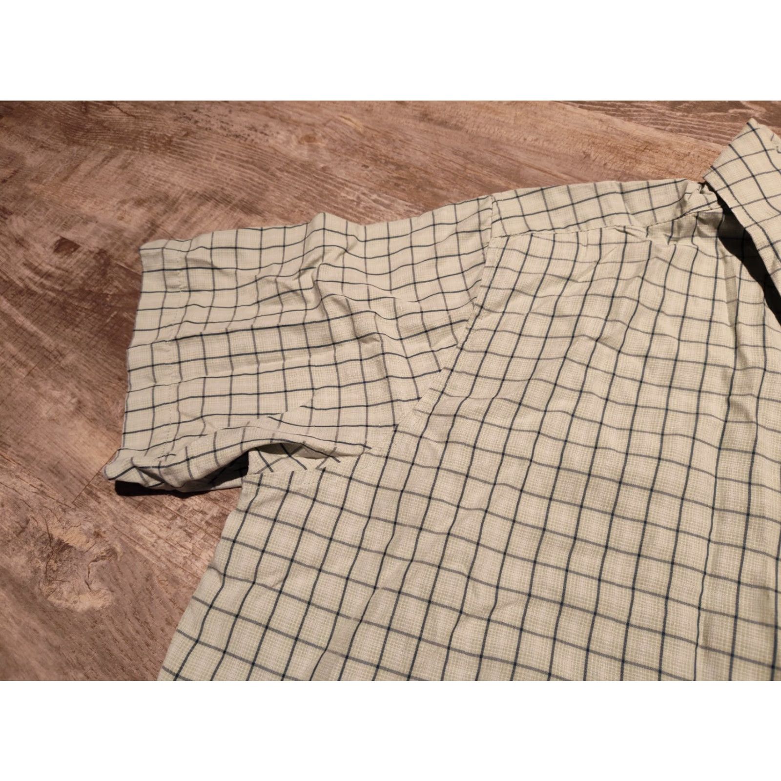 Marmot Marmot Eldridge Short Sleeve Button-Up Shirt 2XL Green Check Casual, Workwear, Travel Men's Regular UPF 20 Rayon Polyester Modal Size US XXL / EU 58 / 5 - 5 Thumbnail
