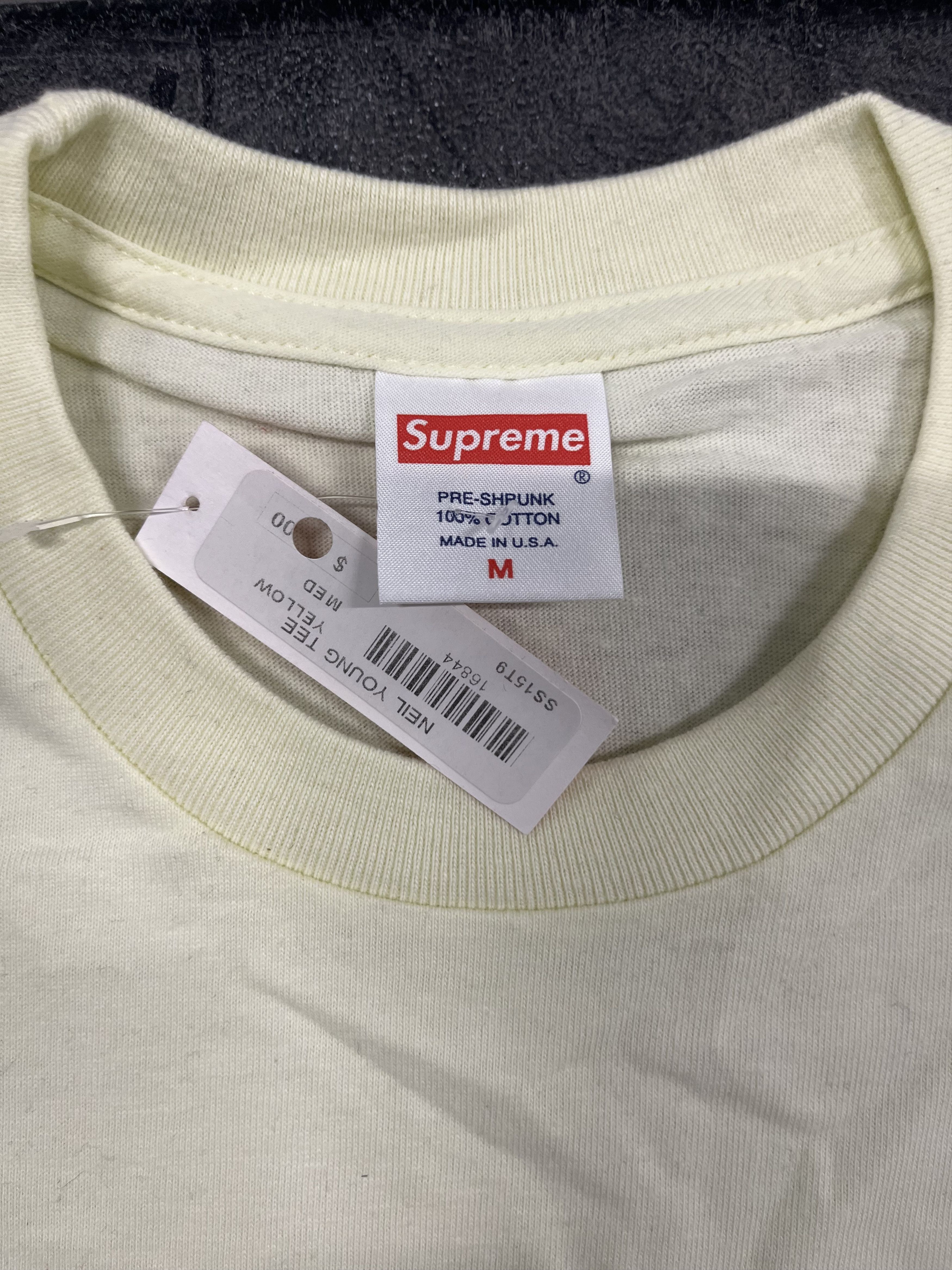 Supreme New Supreme Niel Young tee - Yellow Size US M / EU 48-50 / 2 - 2 Thumbnail