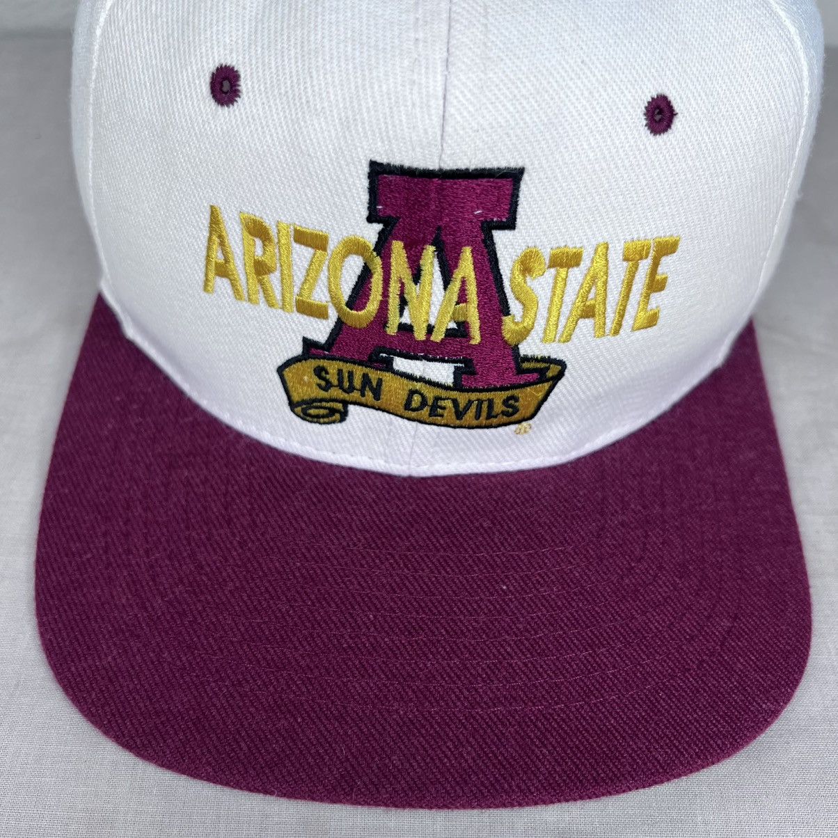 NCAA Vintage 1990s Arizona State Sun Devils Embroidered Snapback Size ONE SIZE - 3 Thumbnail