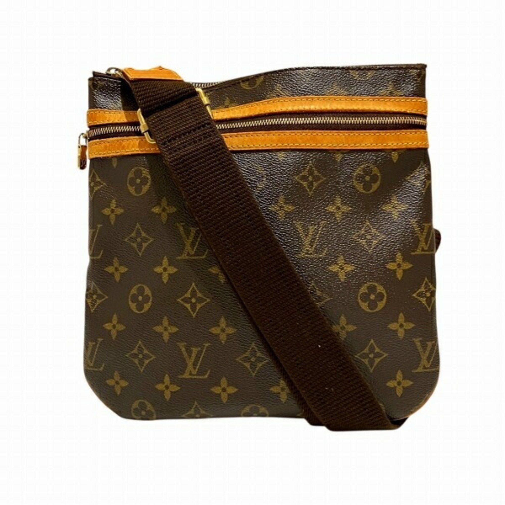 Louis Vuitton Monogram Pochette Bosphore M40044 Bag Shoulder Men's Women's in Brown