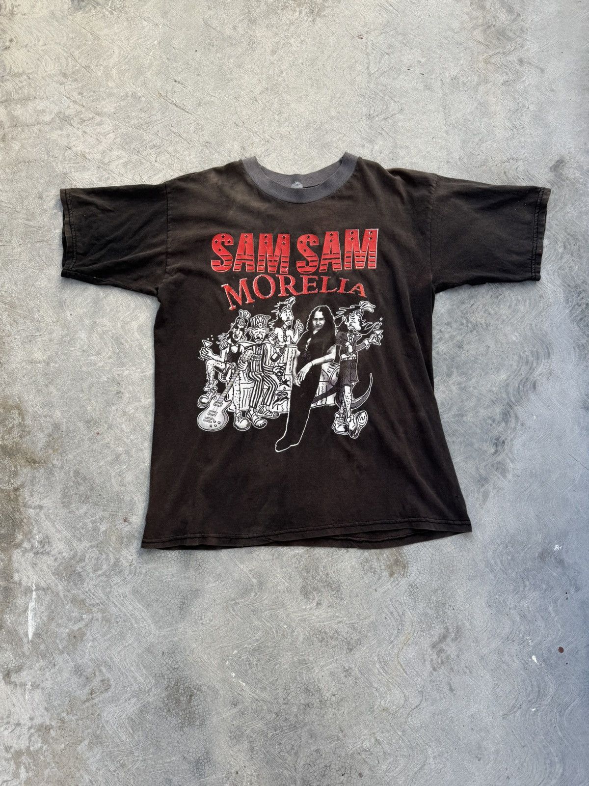 Band Tees Vintage 90s Sam Sam T Shirt Size US L / EU 52-54 / 3 - 1 Thumbnail